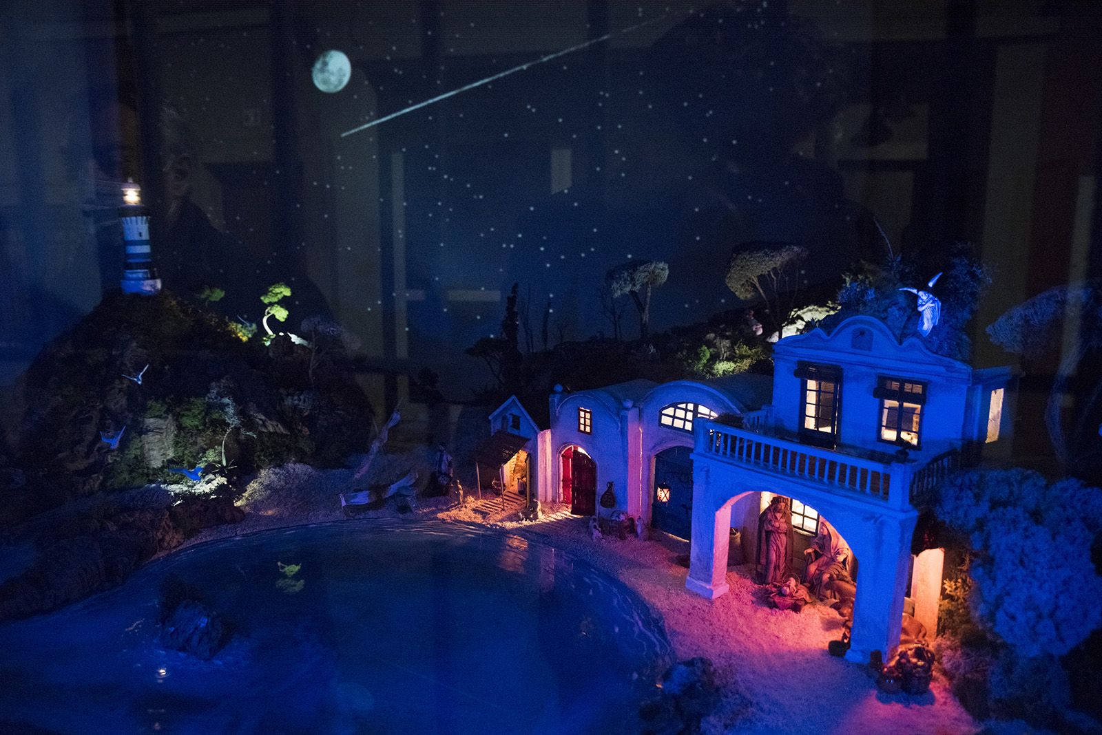 Pessebre al carrer del Carme de Sant Cugat. FOTO: Bernat Millet.