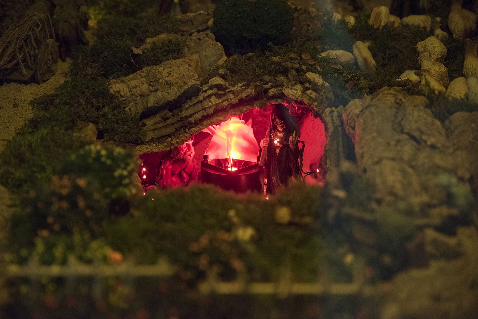 Pessebre al Estanc de Cal Crispin del carrer Santiago Rusiñol de Sant Cugat. FOTO: Bernat Millet.