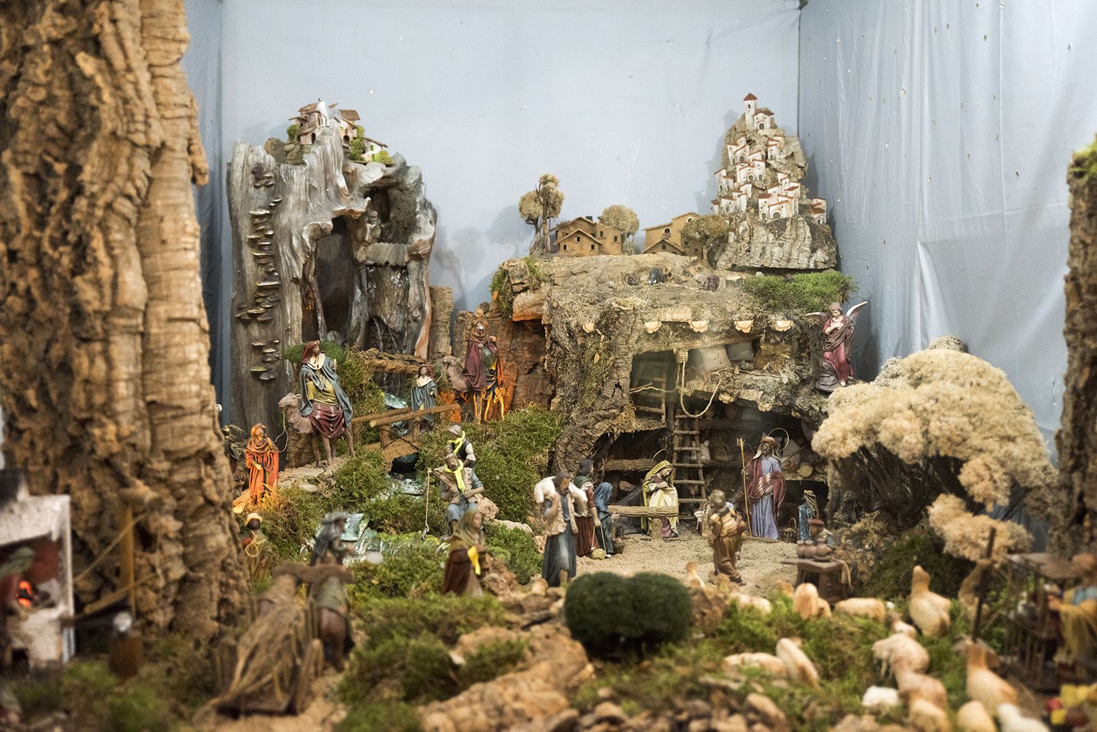 Pessebre al Estanc de Cal Crispin del carrer Santiago Rusiñol de Sant Cugat. FOTO: Bernat Millet.