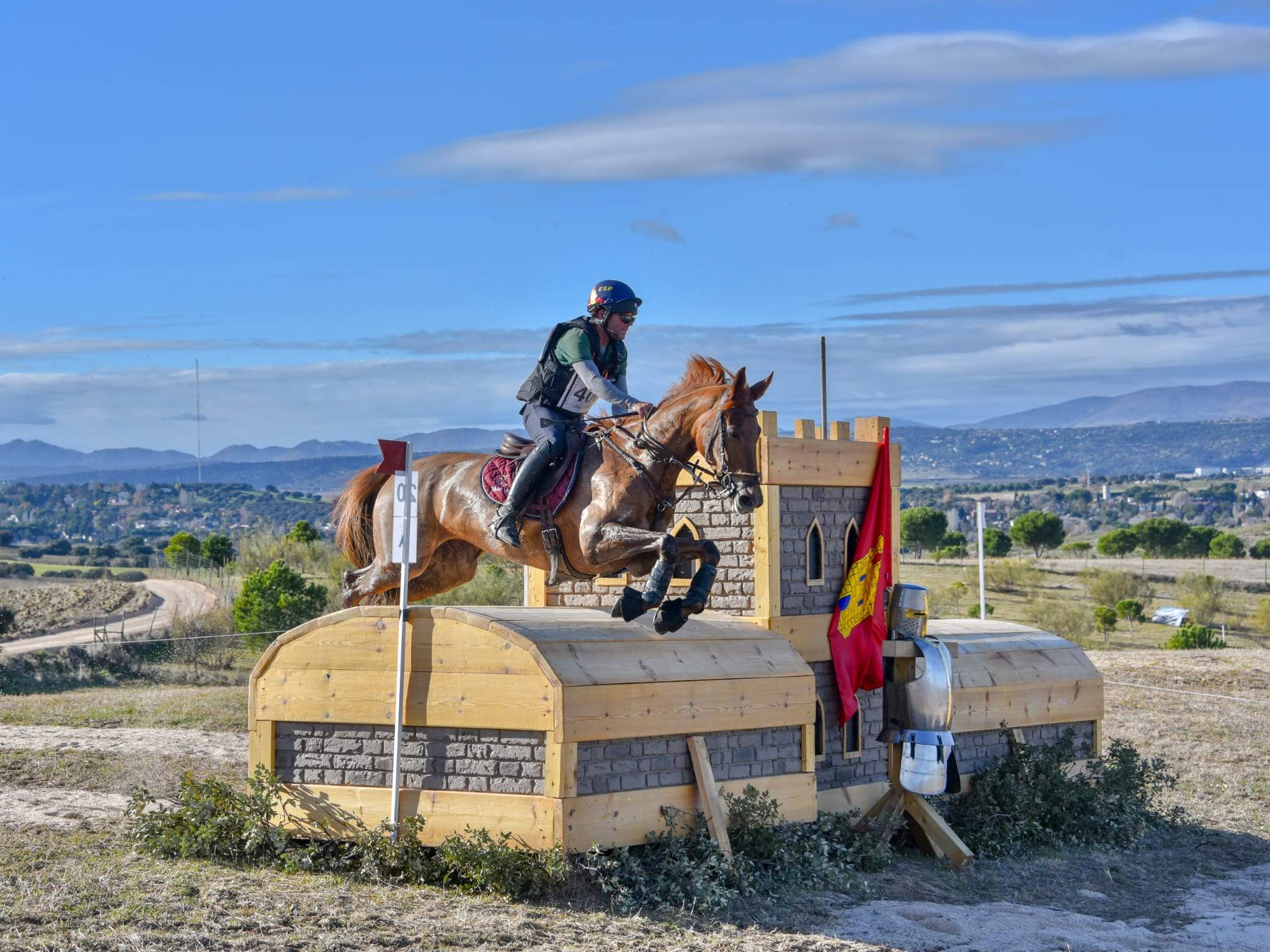 Eduardo Via-Dufresne en el Campionat d'Espanya Complet. FOTO: Cedida