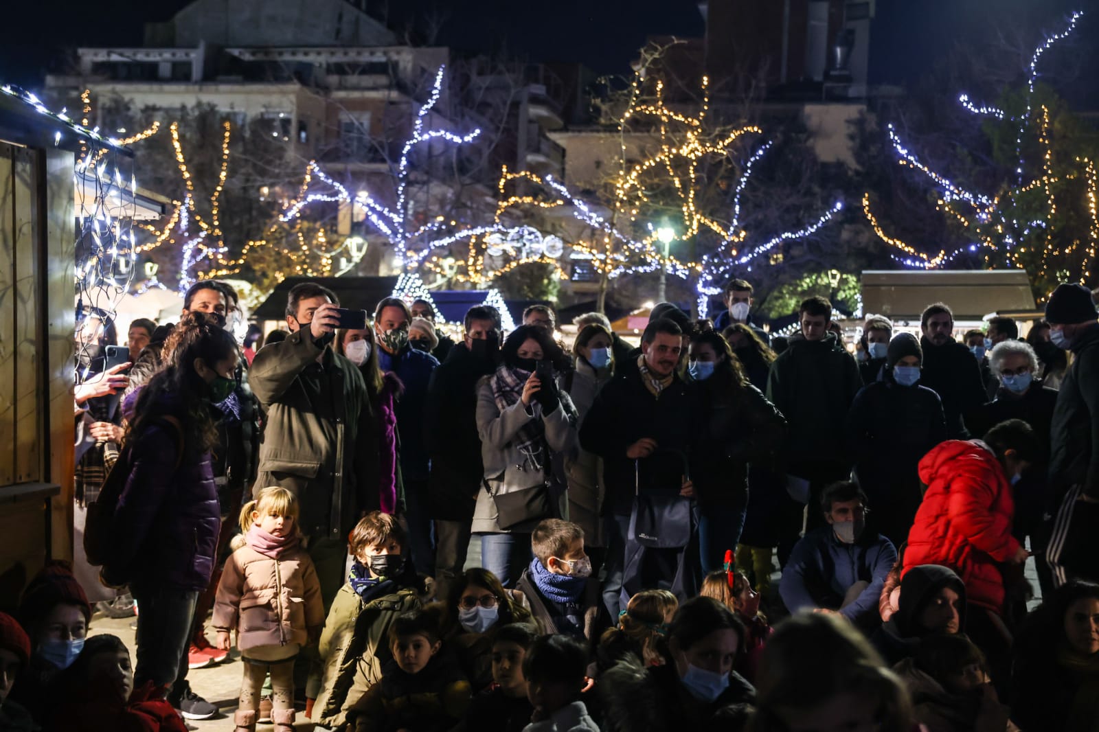 Música amb el grup a Ciegas a la caseta de la Pua de la plaça d'Octavià FOTO: Lali Puig