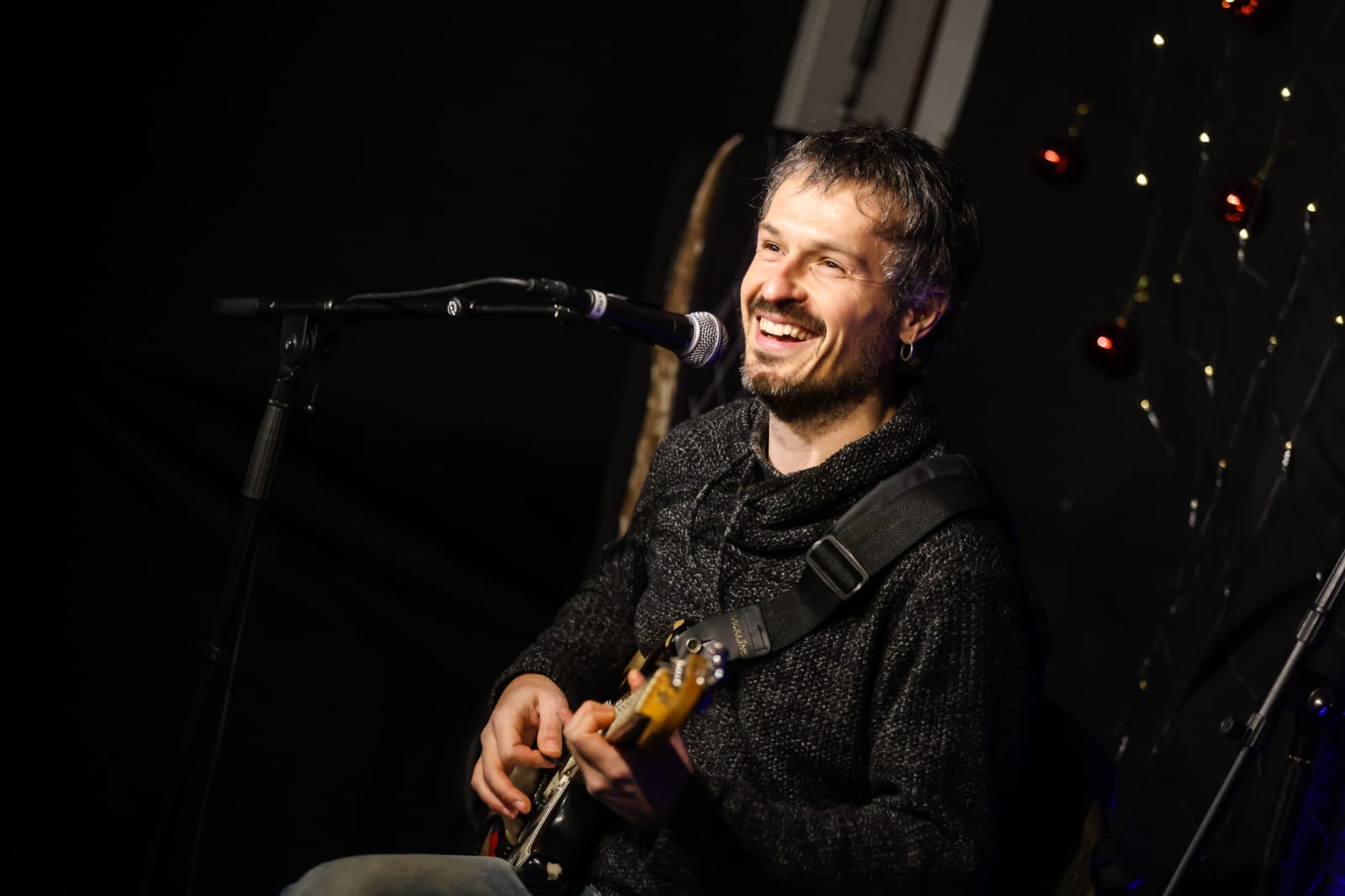 Música amb el grup a Ciegas a la caseta de la Pua de la plaça d'Octavià FOTO: Lali Puig