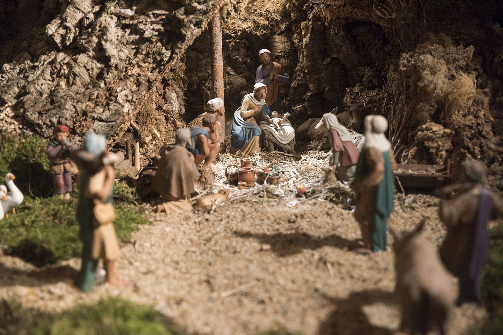 Pessebre a la Plaça Barcelona al Estanc Sagalés de Sant Cugat. FOTO: Bernat Millet.