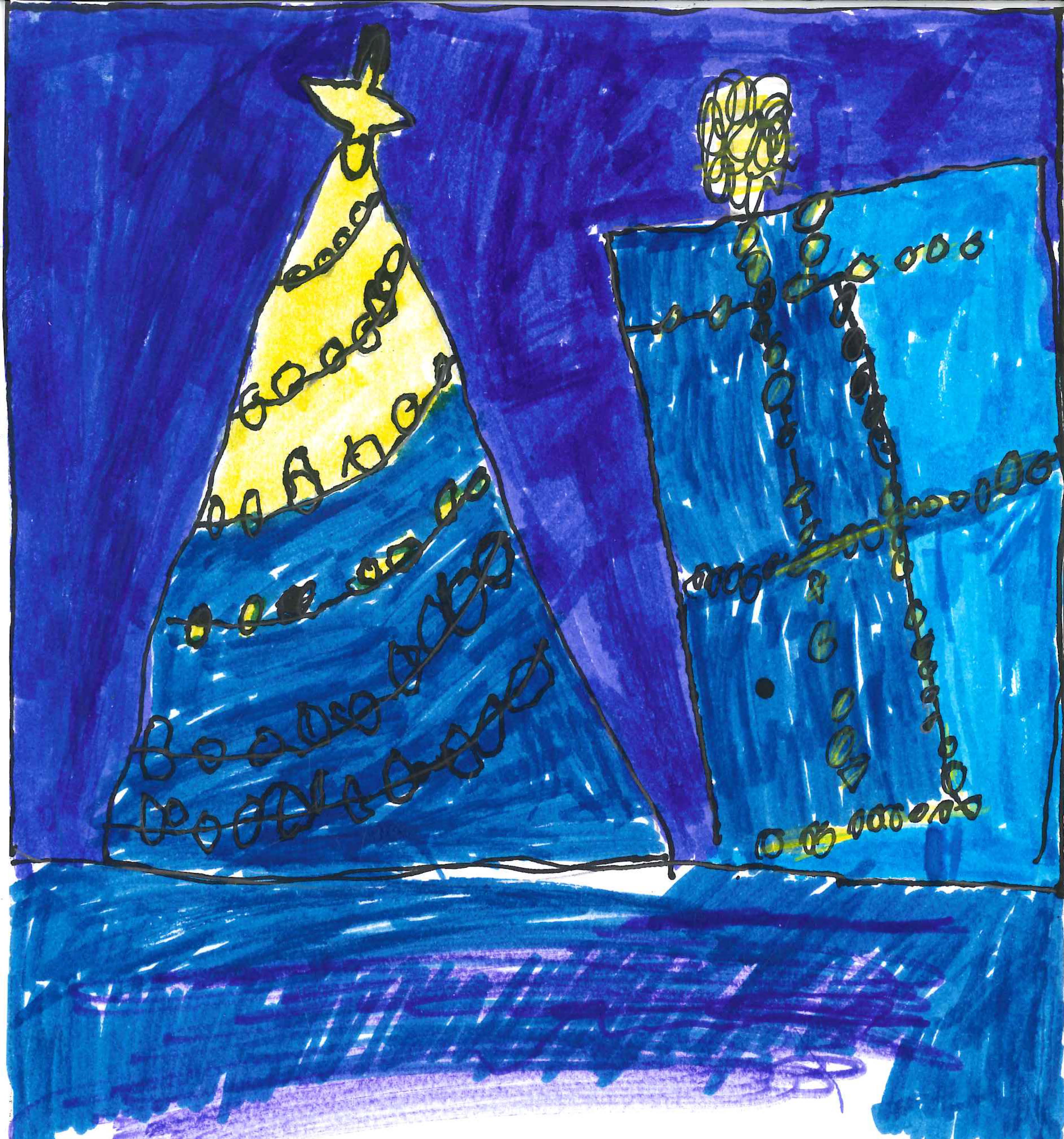 Les postals de Nadal de l'Escola Àgora pel concurs del TOT 