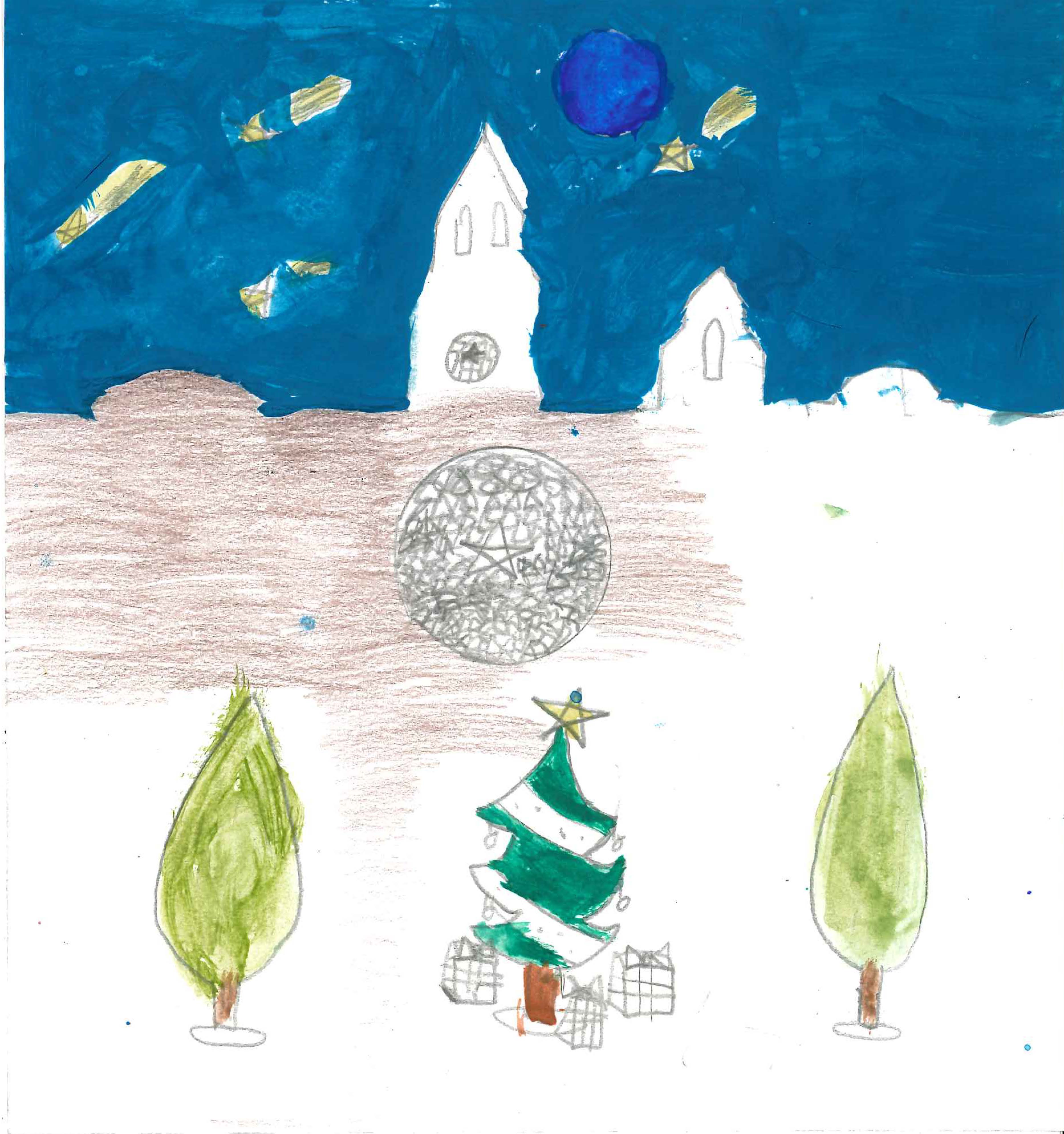 Postals de Nadal de l'escola Ciutat d'Alba participants en el concurs del TOT