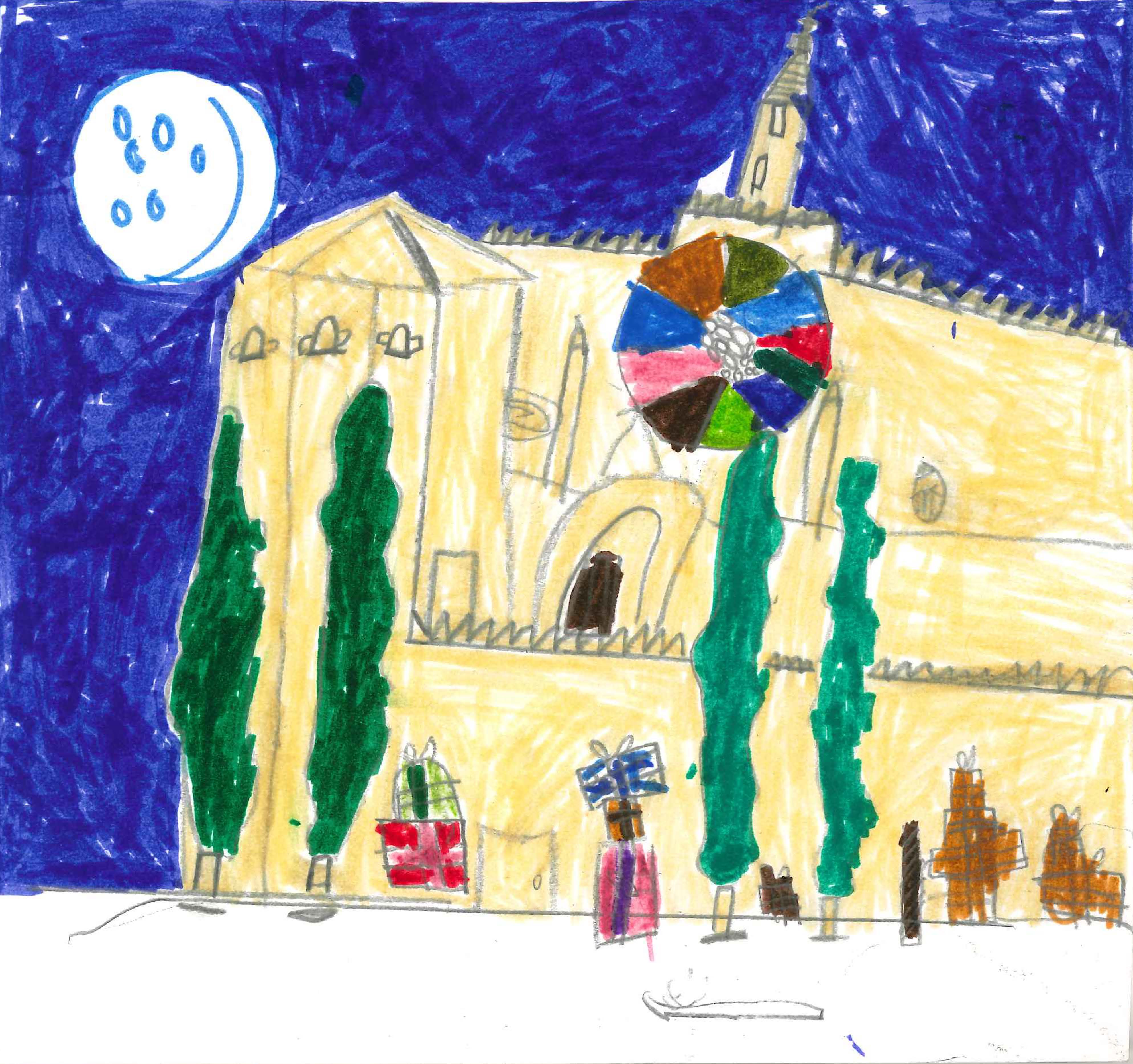 Postals de Nadal de l'escola Ciutat d'Alba participants en el concurs del TOT
