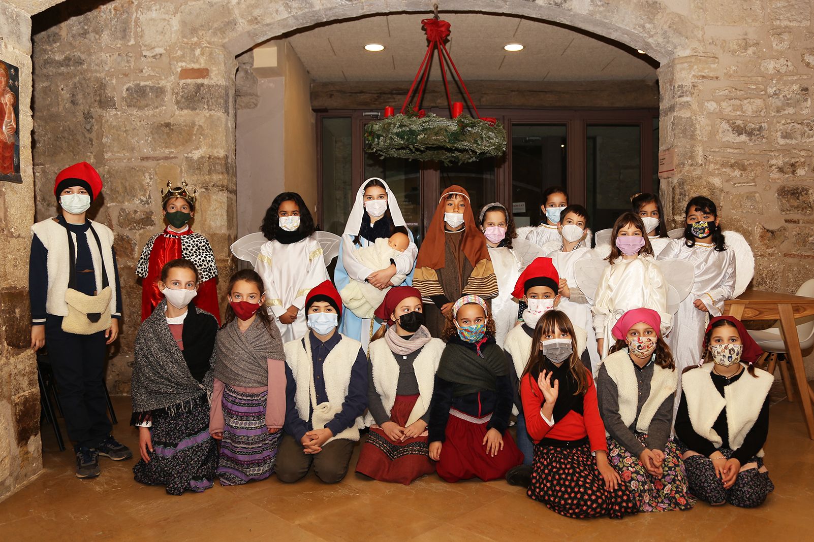Figurants del pessebre vivent. Foto: Anna Bassa