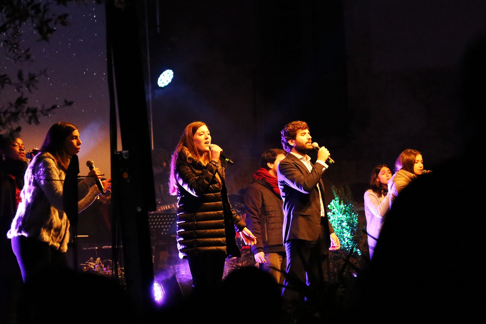 Actuació del pessebre vivent. Foto: Anna Bassa