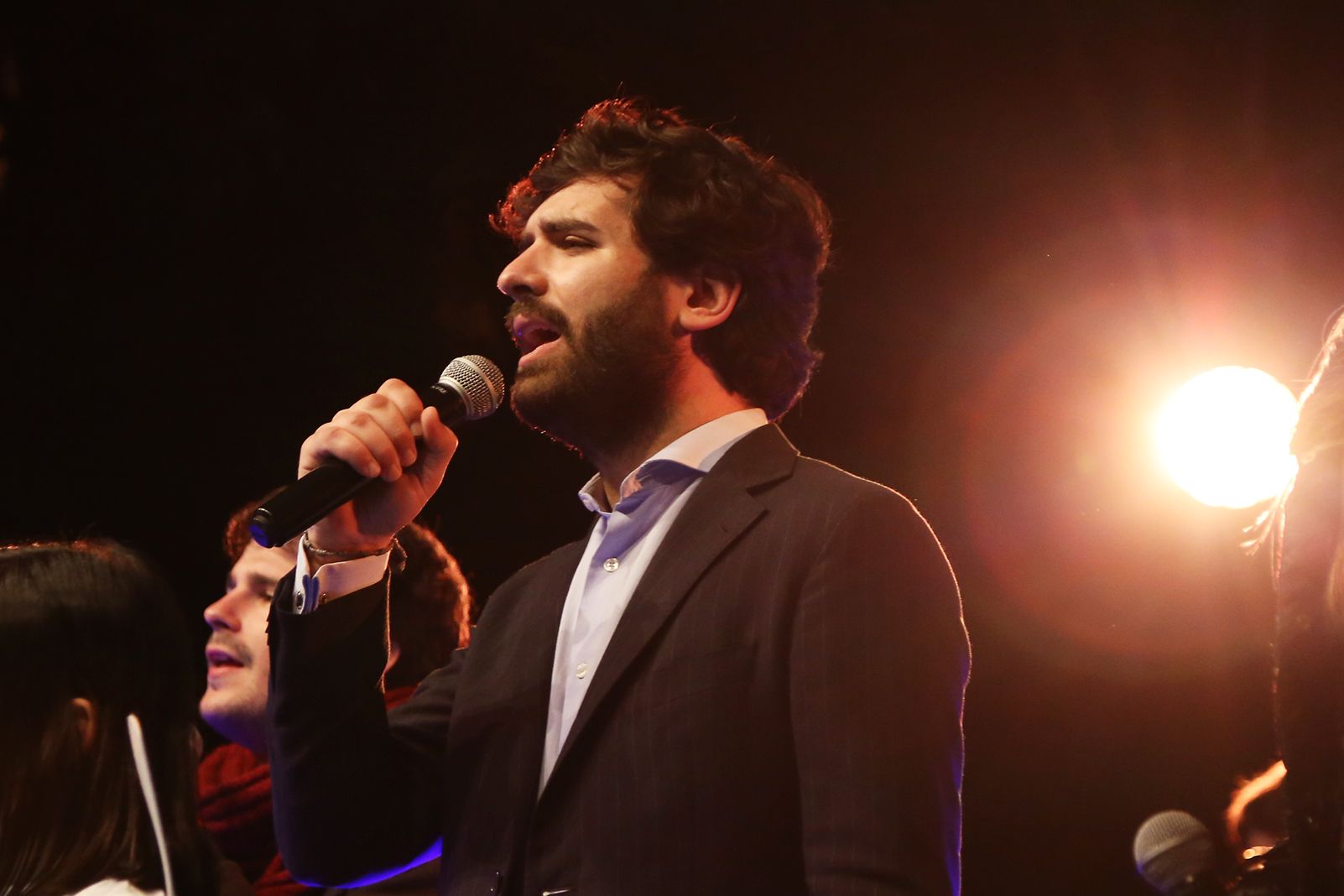 Actuació del pessebre vivent. Foto: Anna Bassa