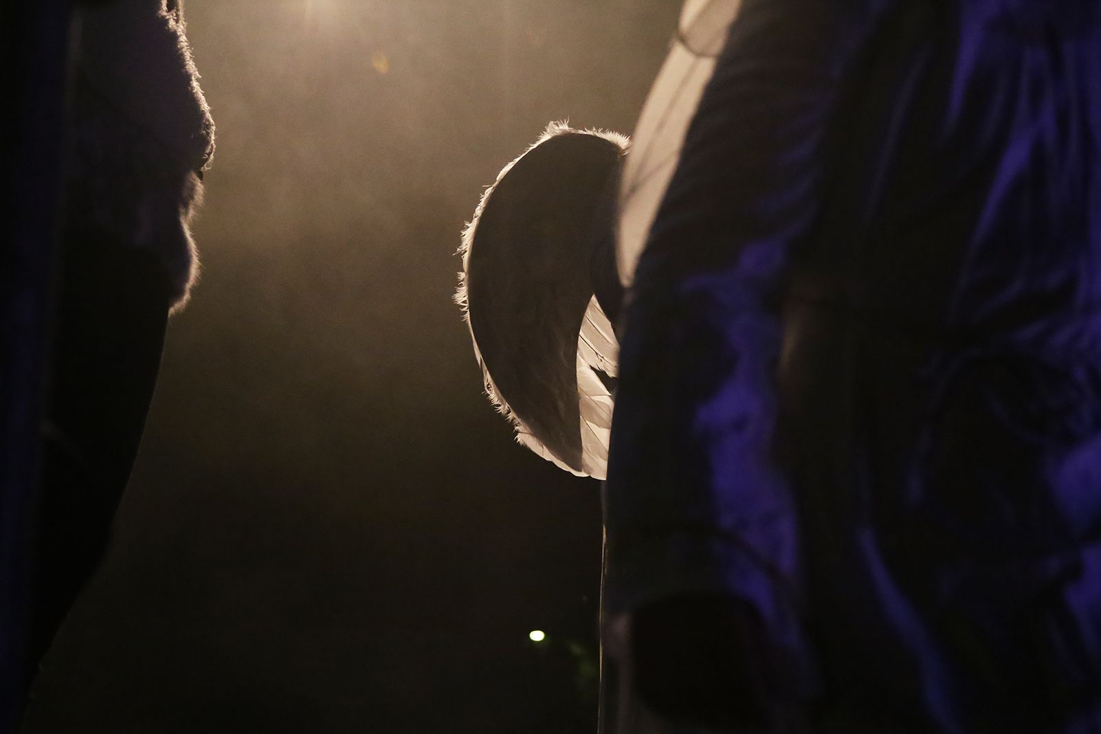 Actuació del pessebre vivent. Foto: Anna Bassa