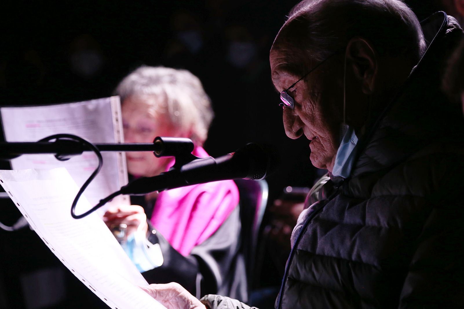 Actuació del pessebre vivent. Foto: Anna Bassa