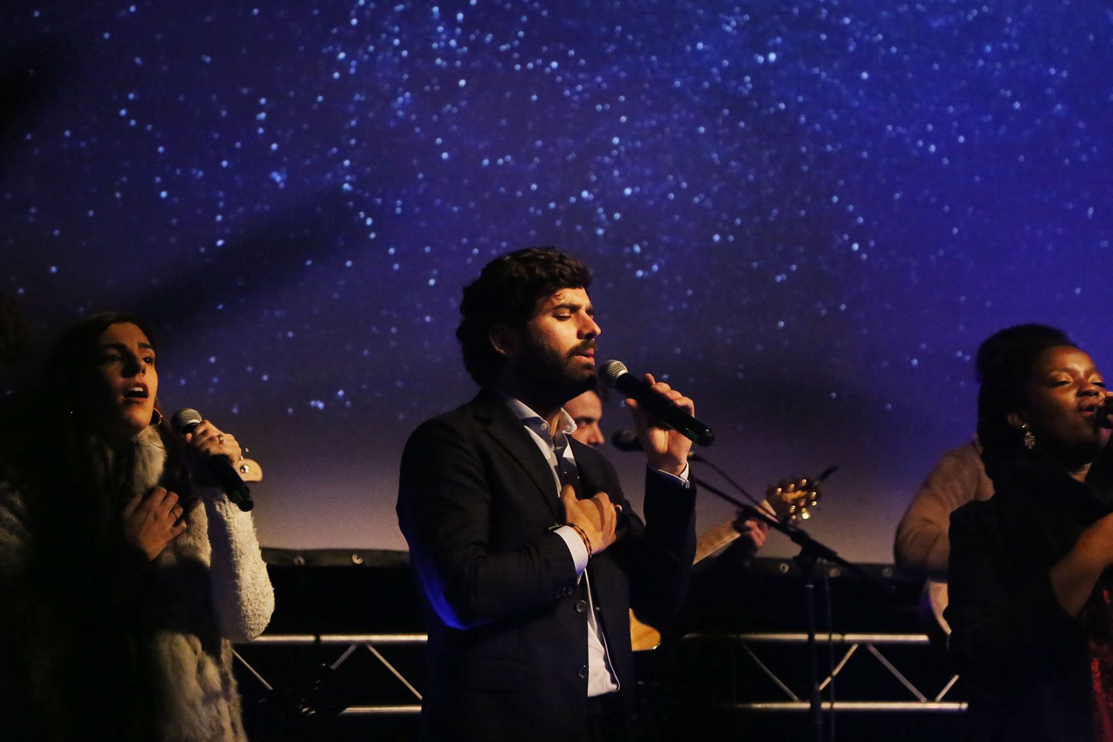 Actuació del pessebre vivent. Foto: Anna Bassa