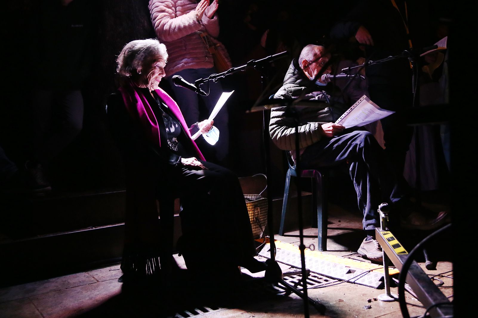 Actuació del pessebre vivent. Foto: Anna Bassa