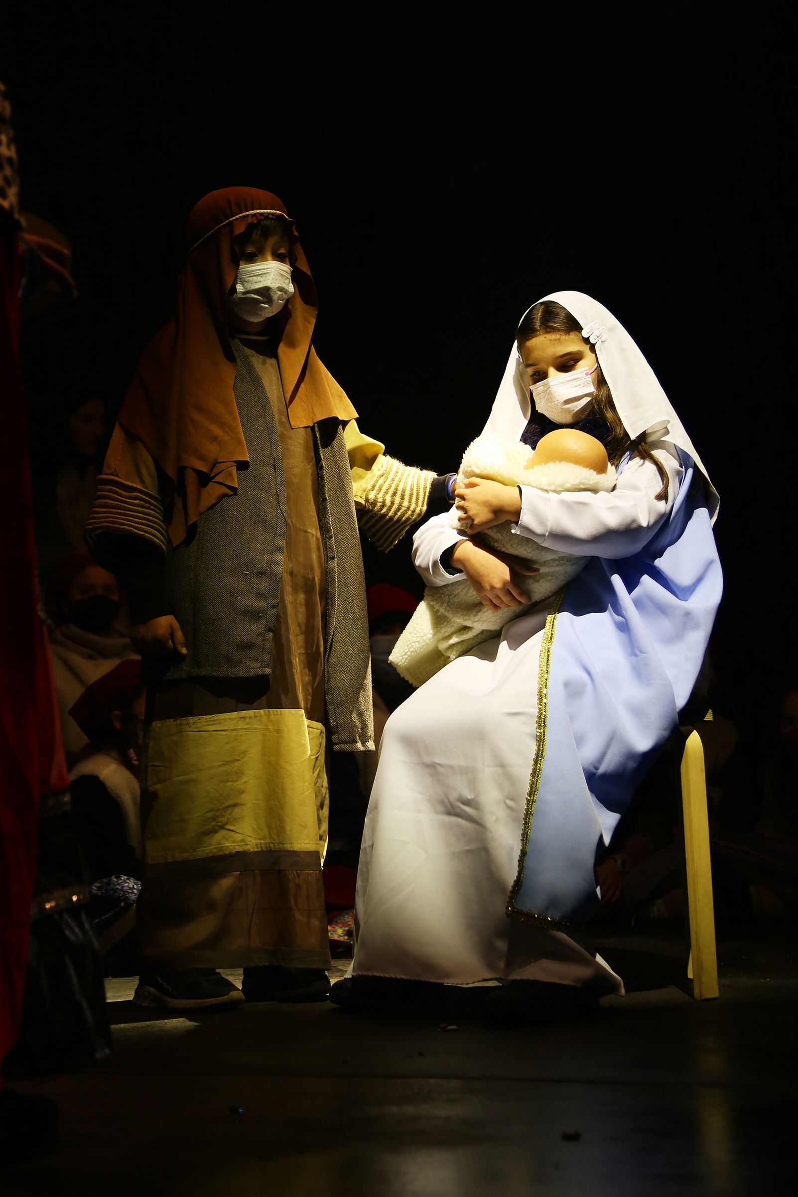 Actuació del pessebre vivent. Foto: Anna Bassa