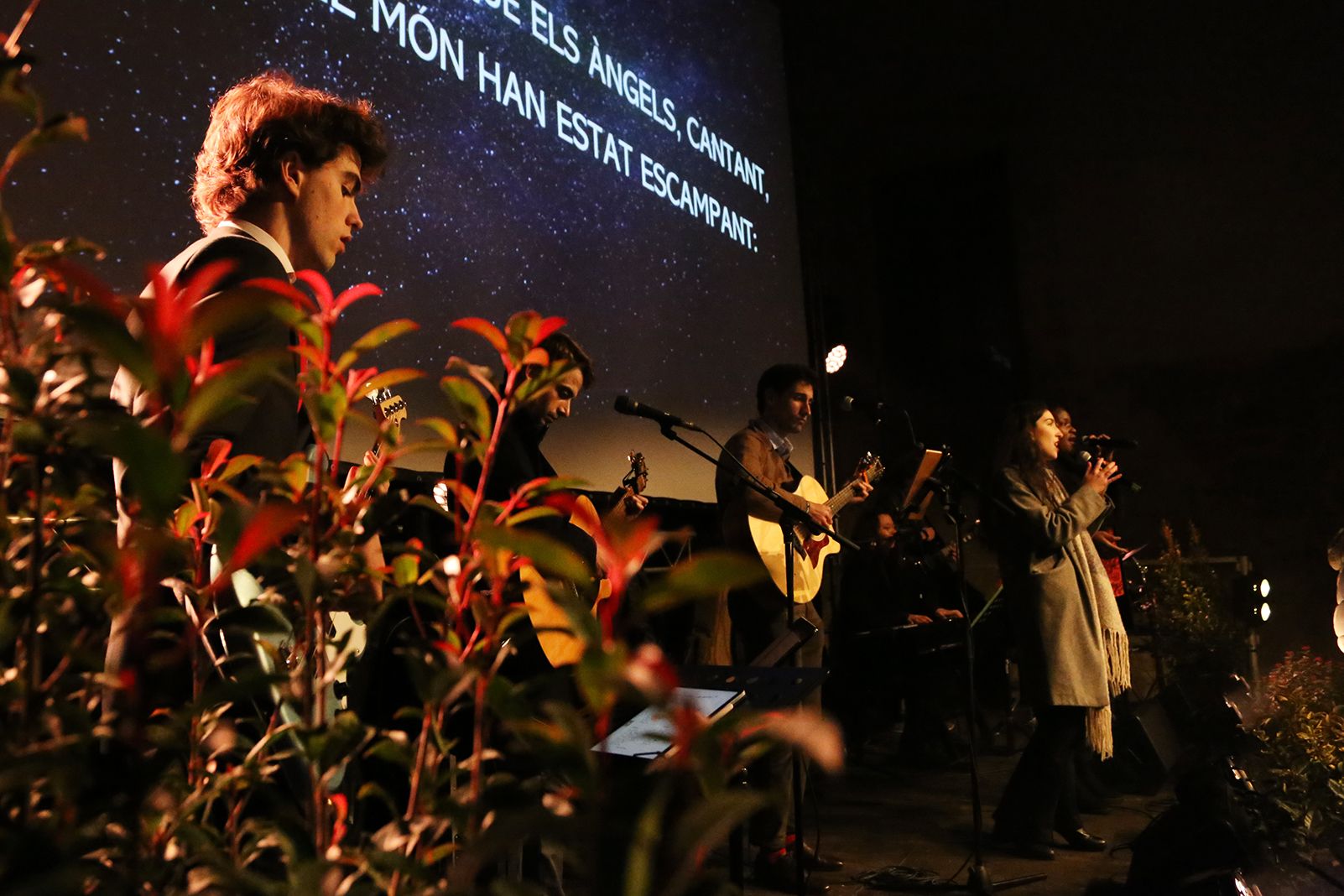 Actuació del pessebre vivent. Foto: Anna Bassa