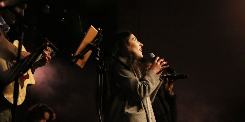 Actuació del pessebre vivent. Foto: Anna Bassa