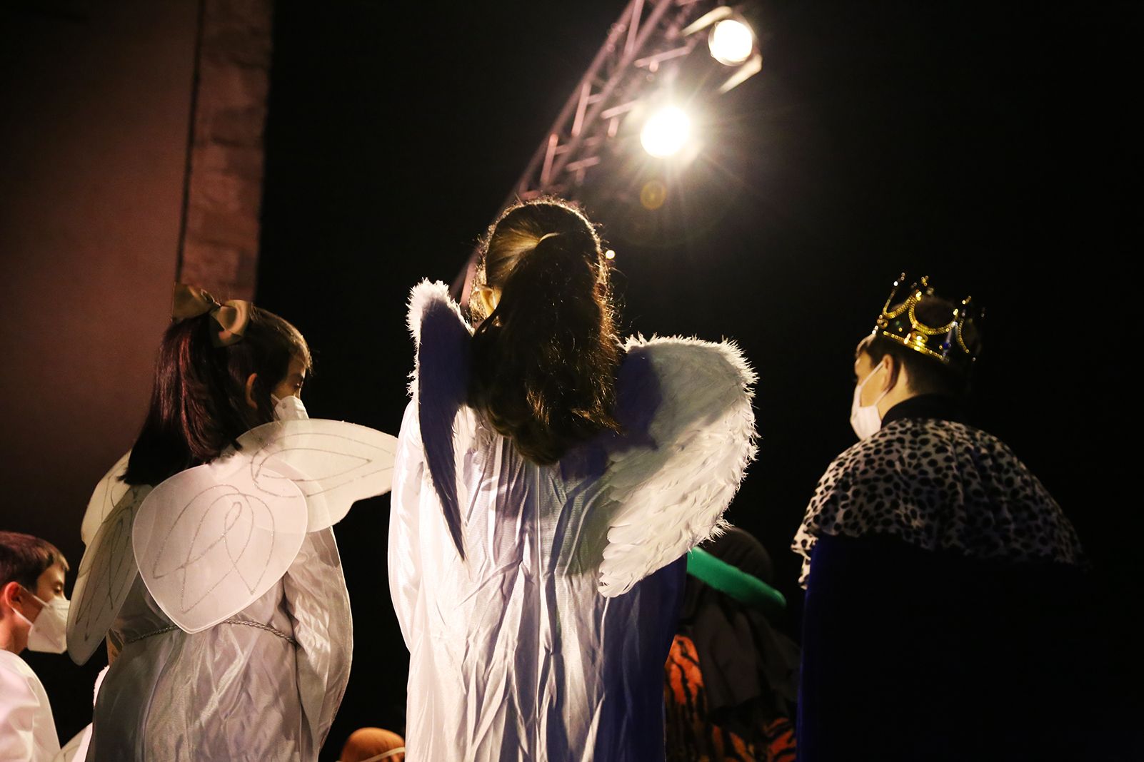 Actuació del pessebre vivent. Foto: Anna Bassa