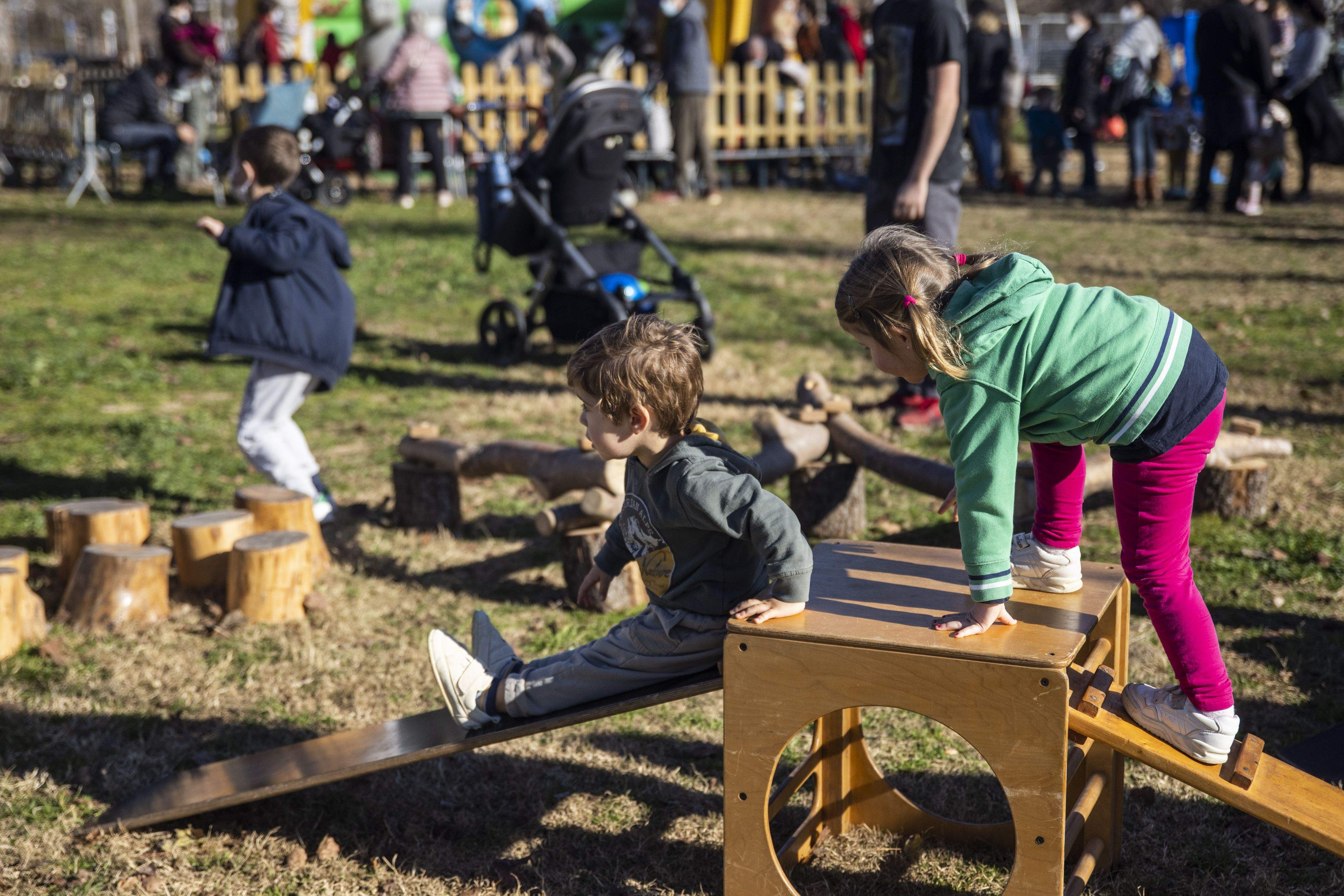 Nadal 2021 a l'Envelat del parc de Can Vernet. FOTO: Lali Puig