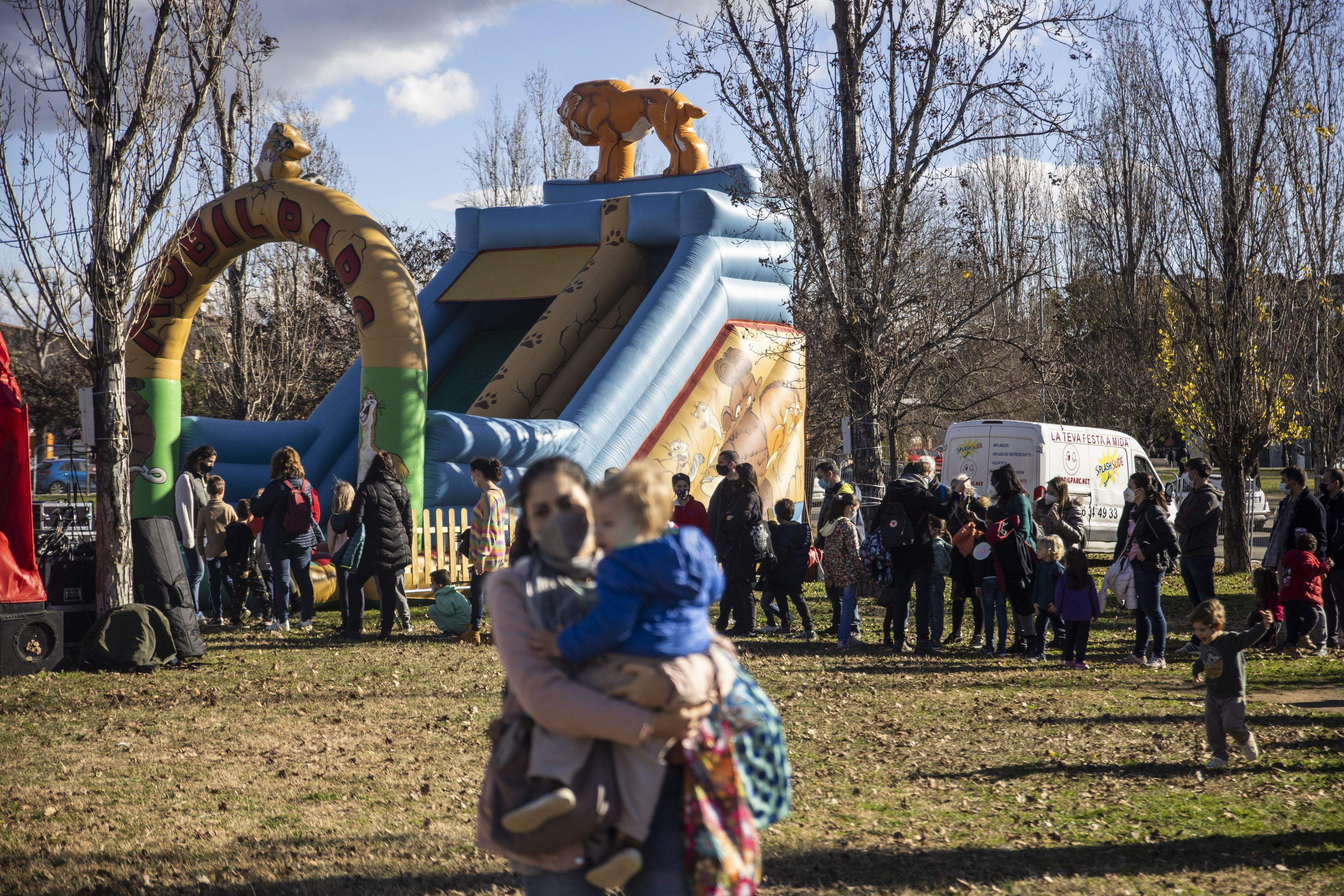 Nadal 2021 a l'Envelat del parc de Can Vernet. FOTO: Lali Puig