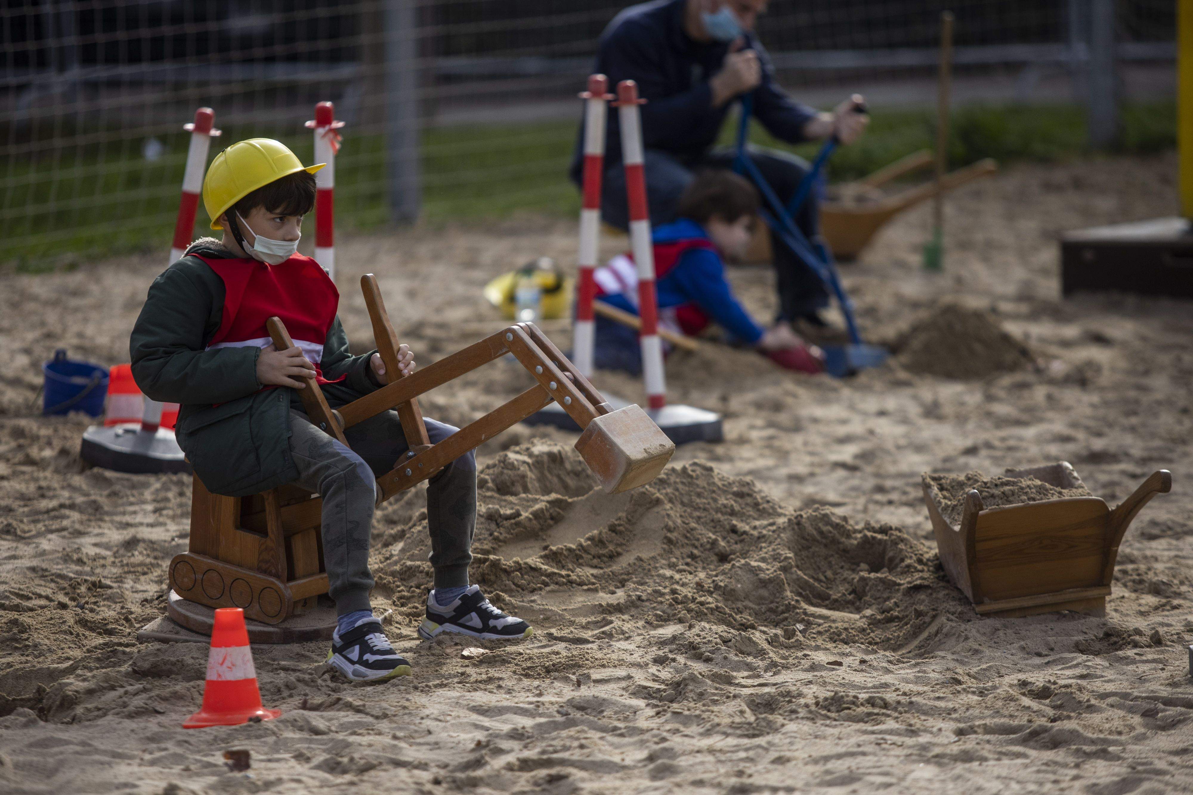Nadal 2021 a l'Envelat del parc de Can Vernet. FOTO: Lali Puig