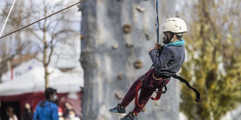Nadal 2021 a l'Envelat del parc de Can Vernet. FOTO: Lali Puig