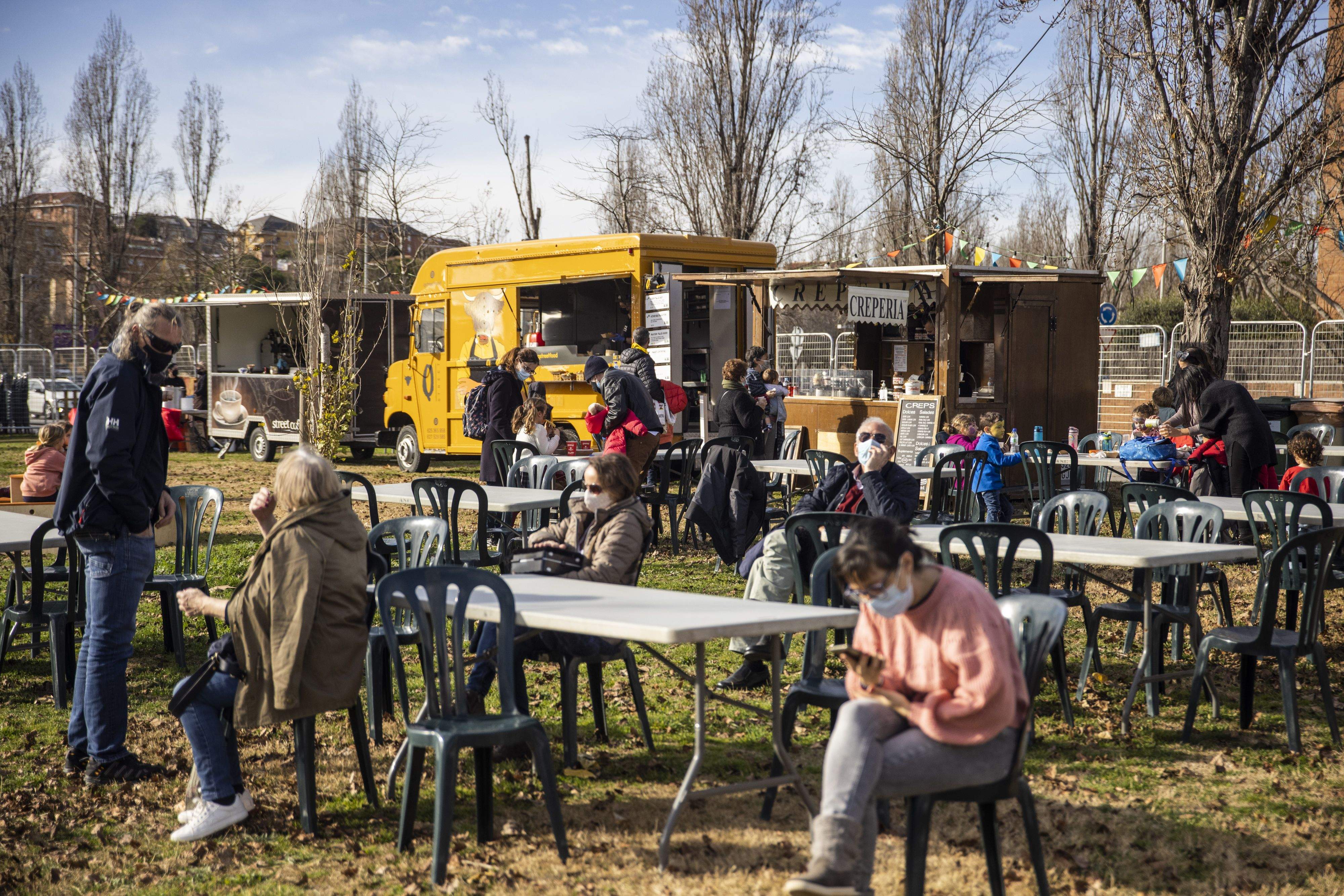 Nadal 2021 a l'Envelat del parc de Can Vernet. FOTO: Lali Puig