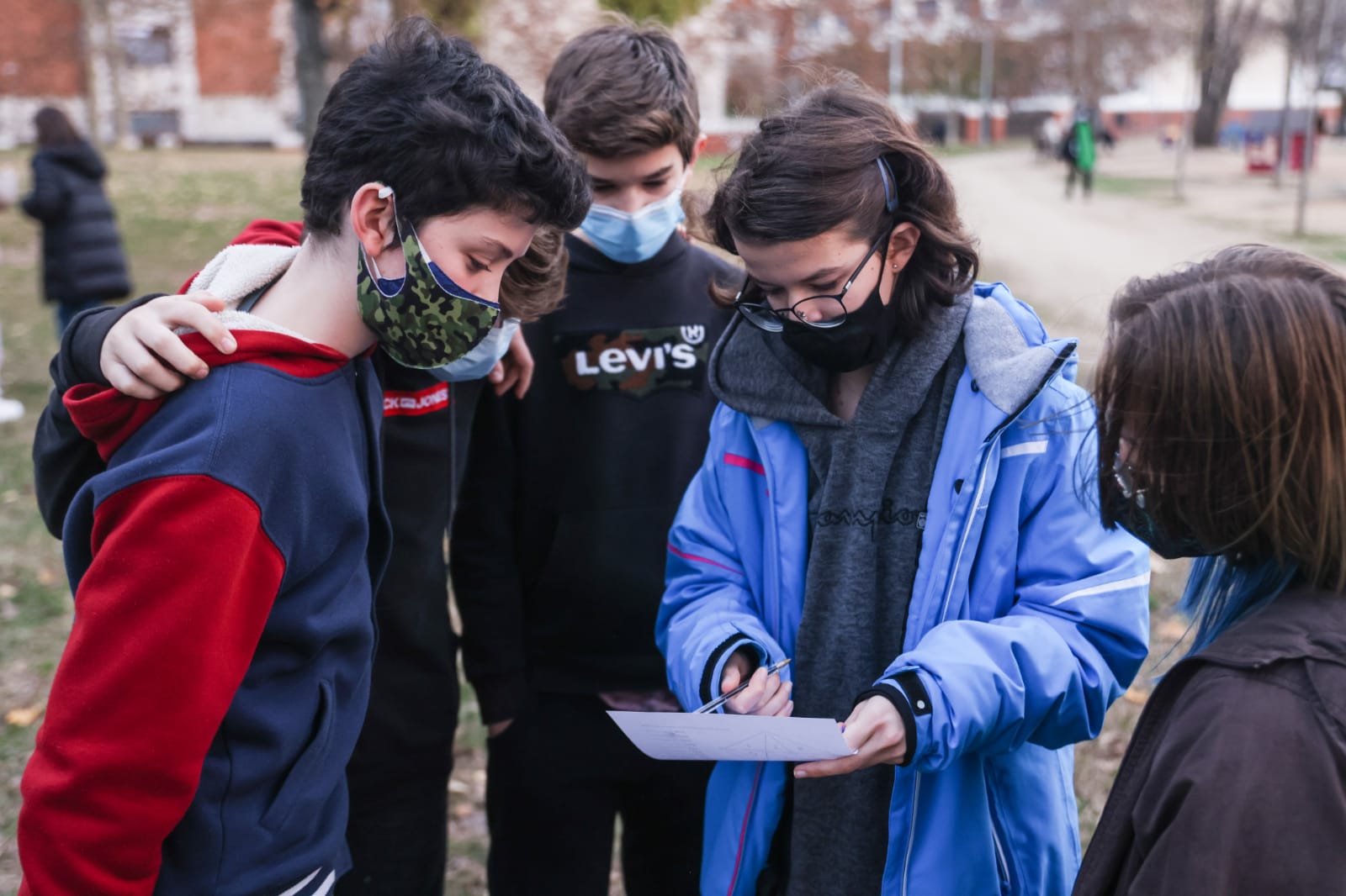Parc Jove de Nadal a la plaça de Ramon Barnils. FOTO: Lali Puig