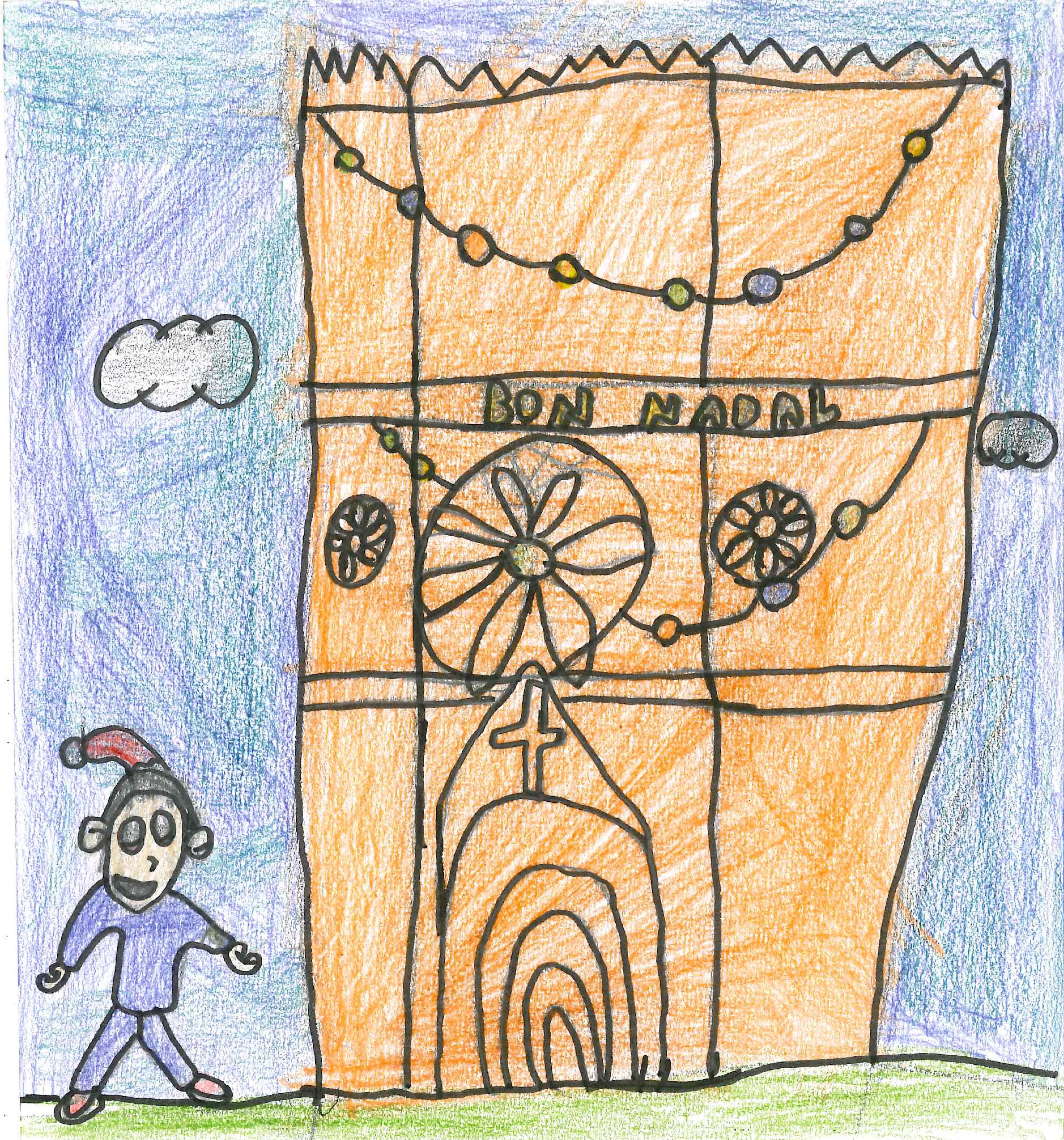 Les postals participants en el concurs del TOT de l'Escola Olivera 