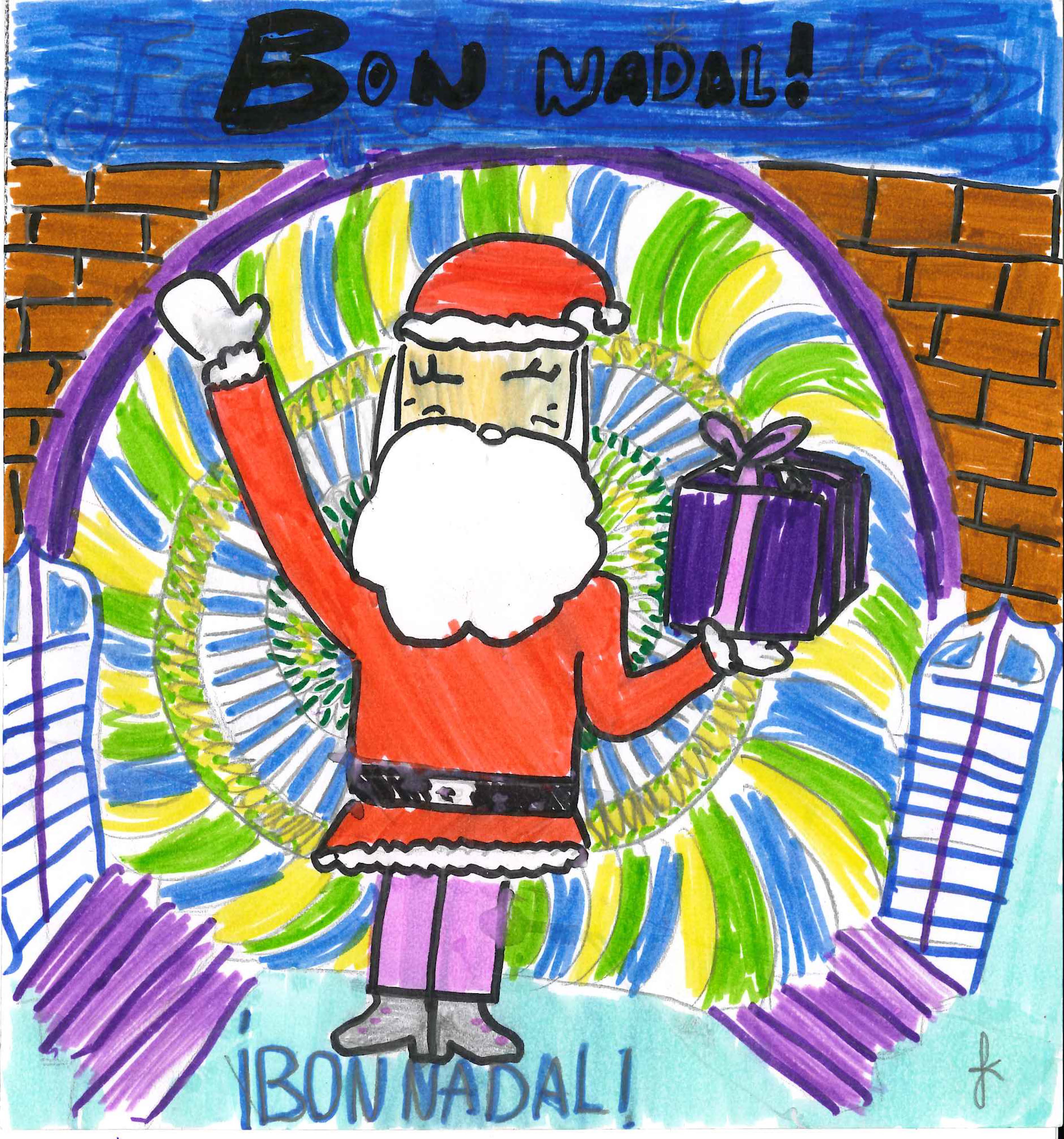 Les postals participants en el concurs del TOT de l'Escola Olivera 