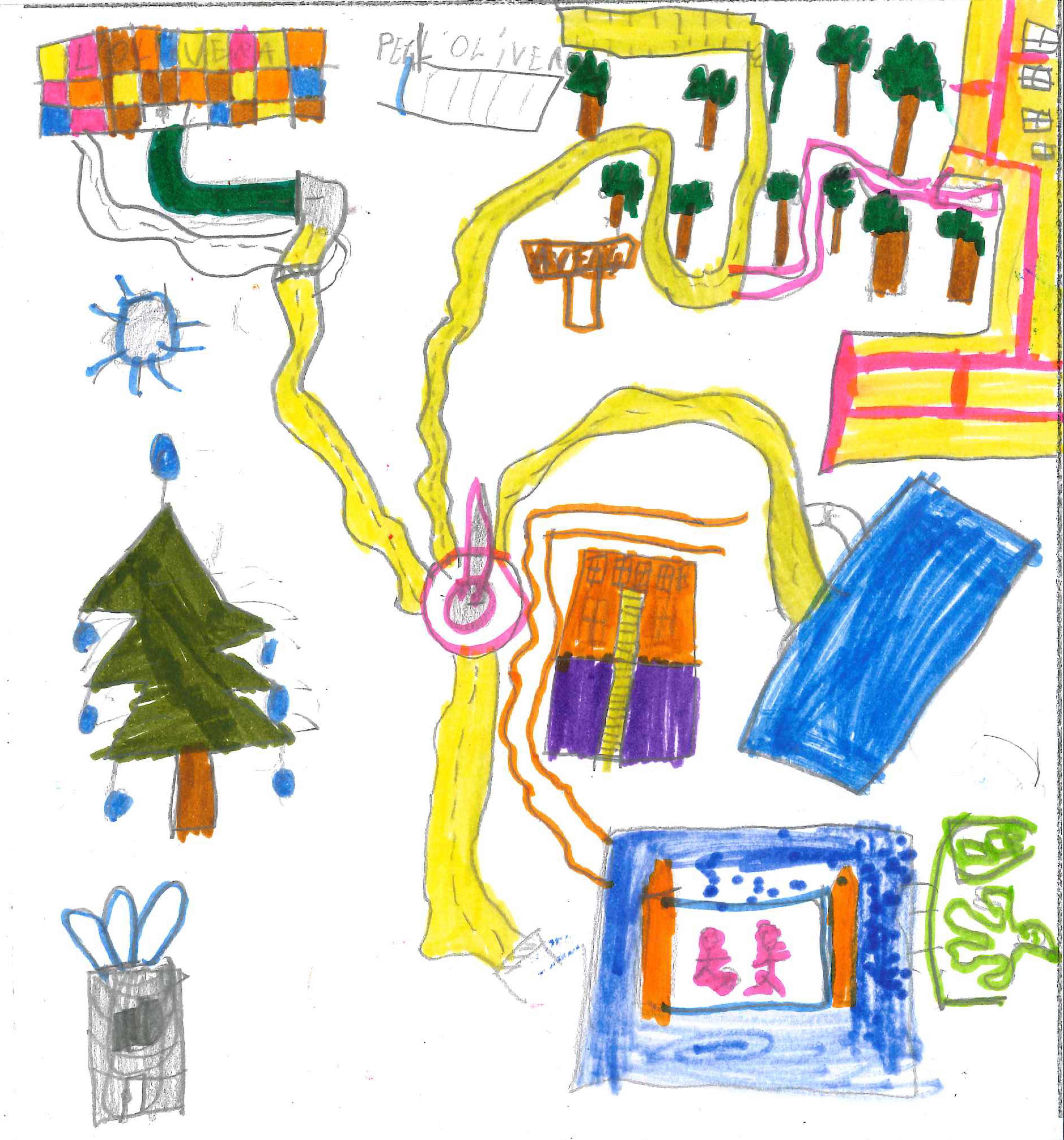 Les postals participants en el concurs del TOT de l'Escola Olivera 