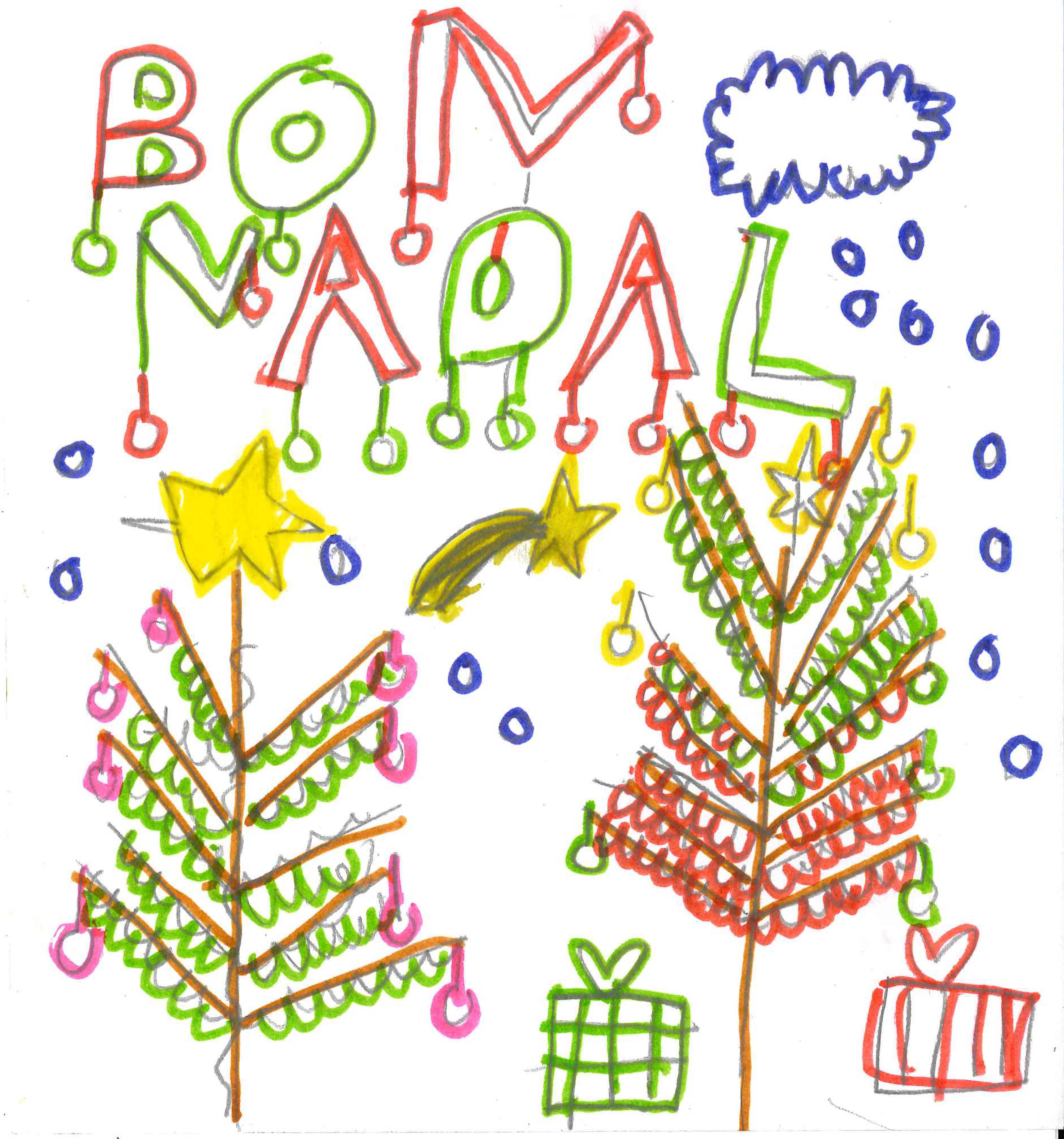 Les postals participants en el concurs del TOT de l'Escola Olivera 