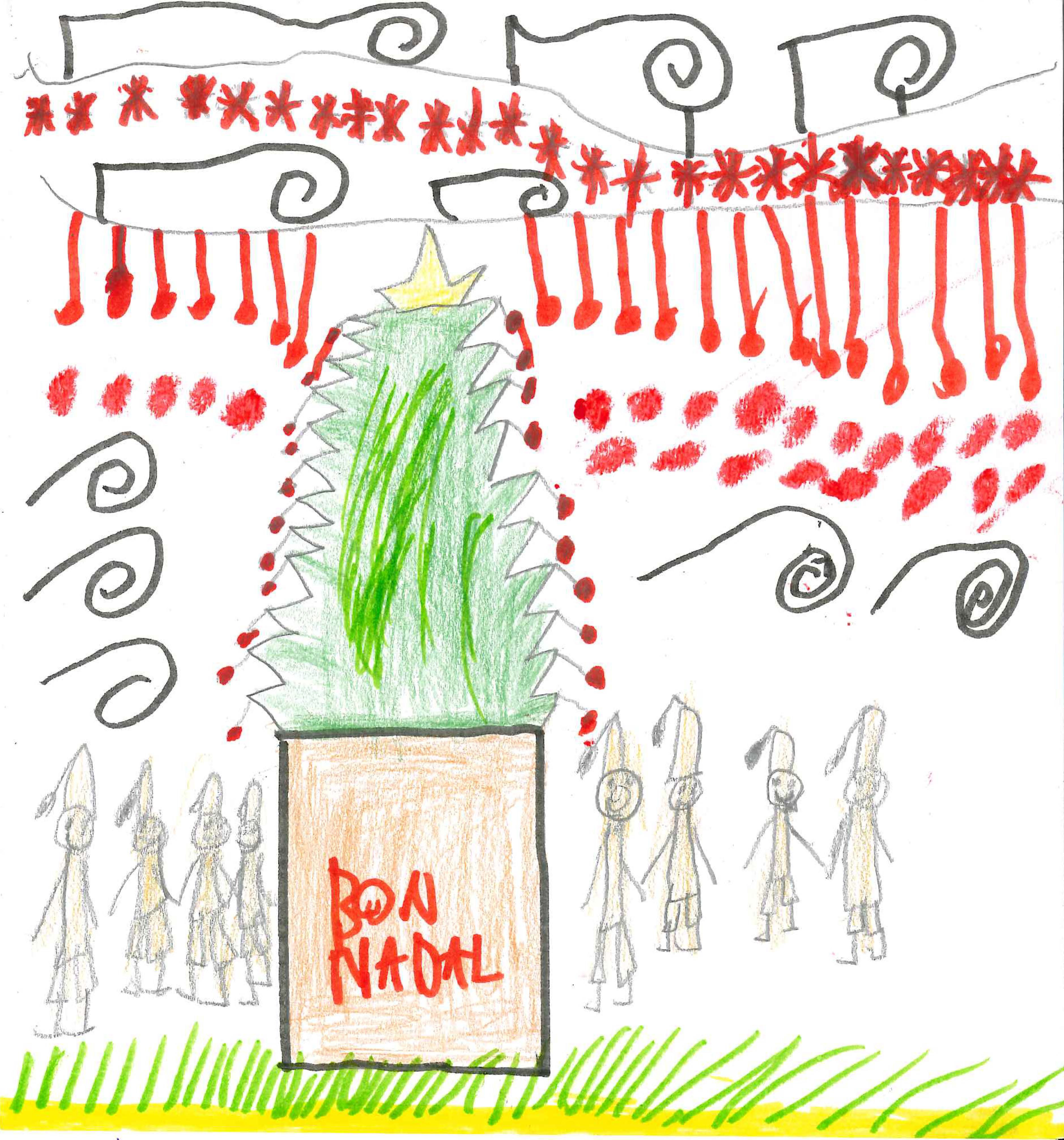 Les postals participants en el concurs del TOT de l'Escola Olivera 