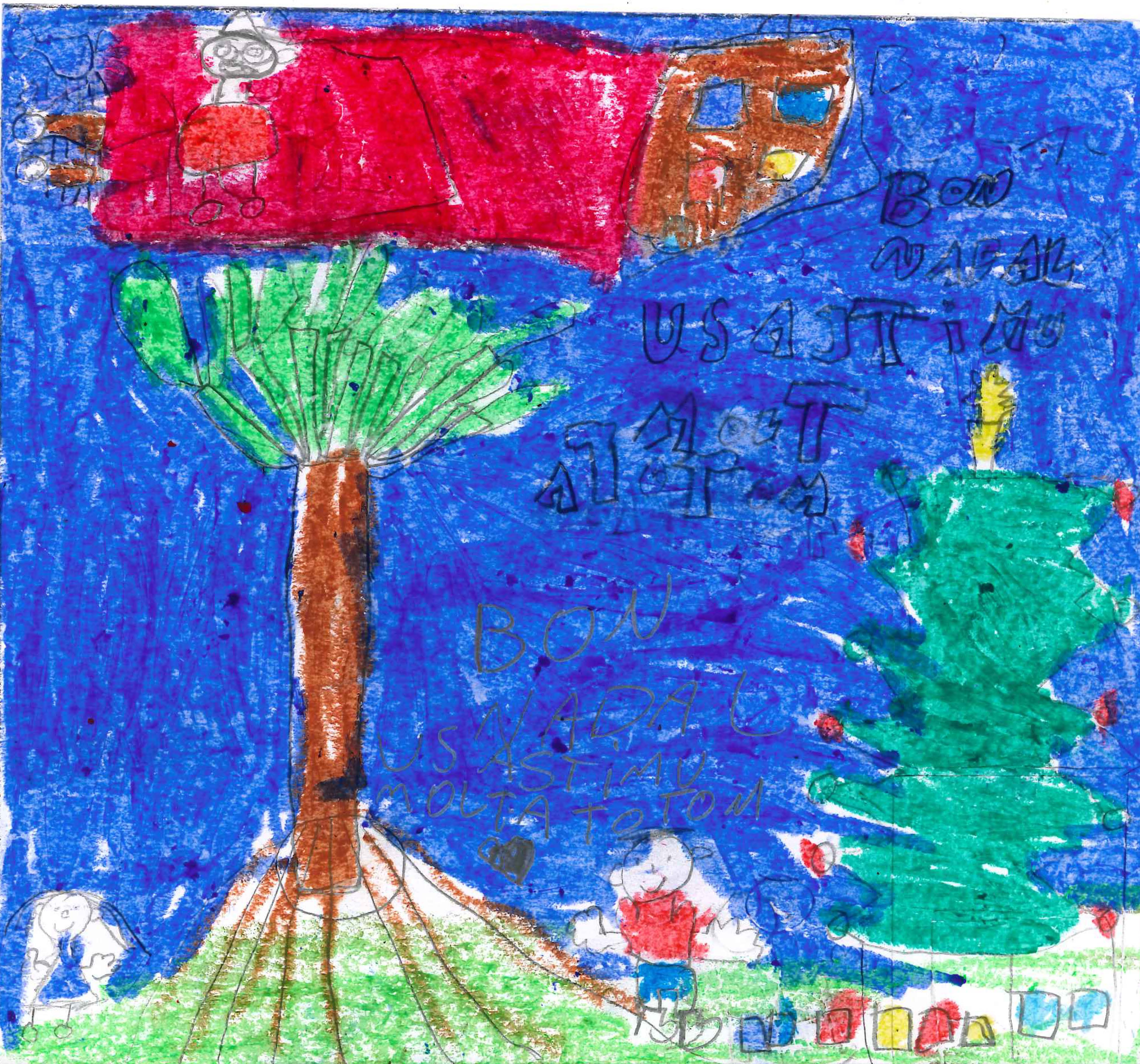 Les postals participants en el concurs del TOT de l'Escola Olivera 