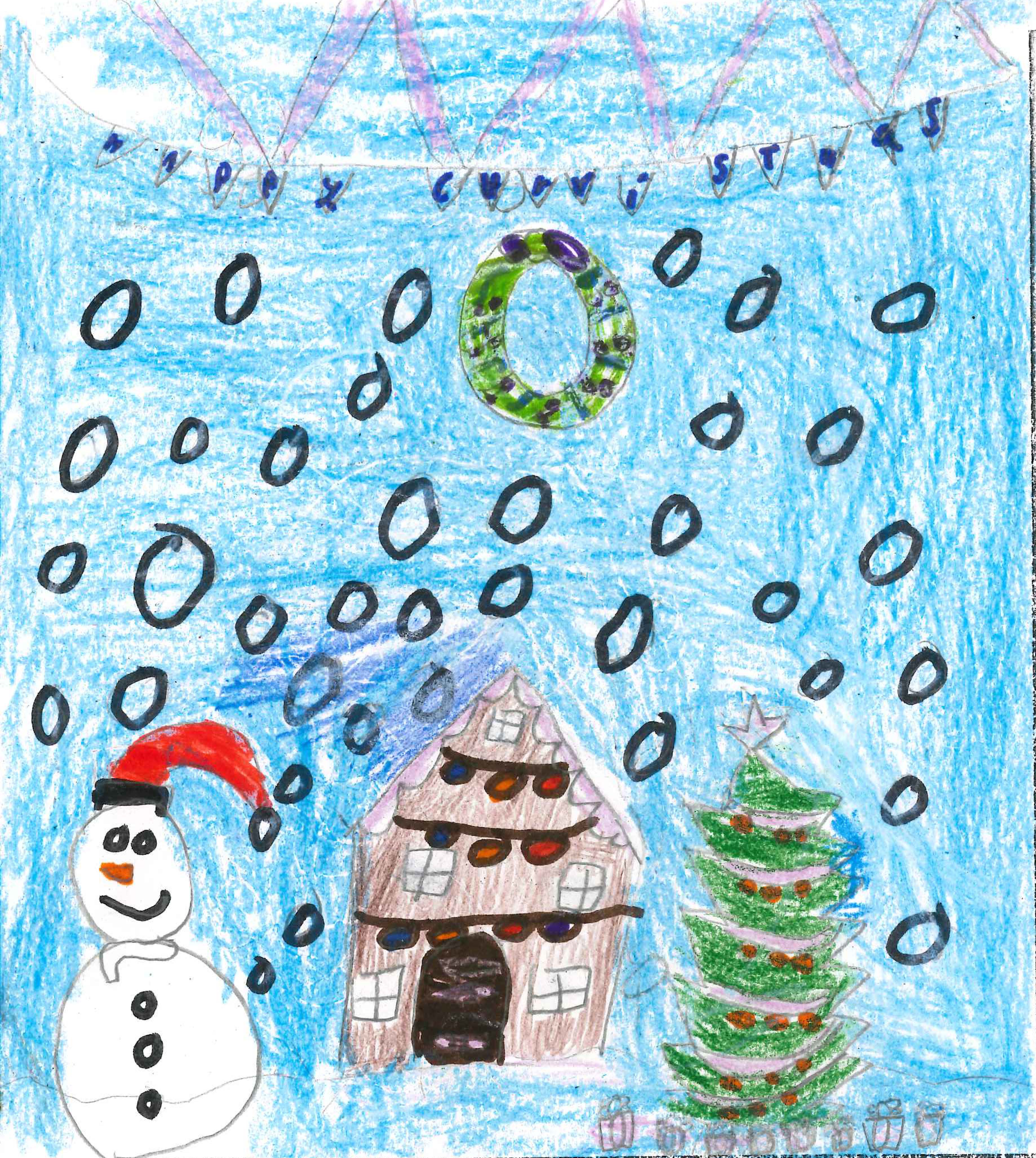 Les postals de Nadal de l'Escola Europa pel concurs del TOT 