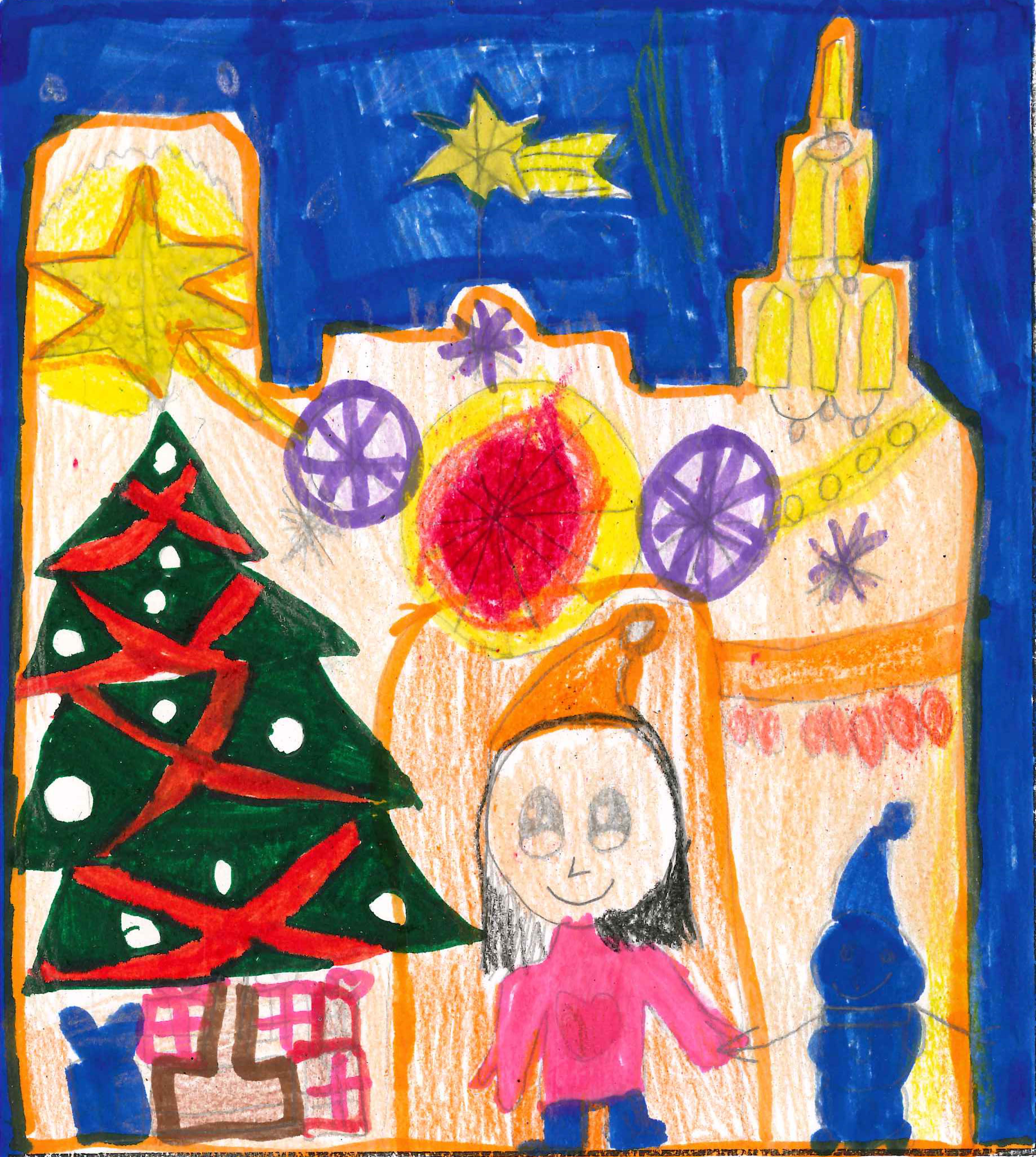 Les postals de Nadal de l'Escola Europa pel concurs del TOT 