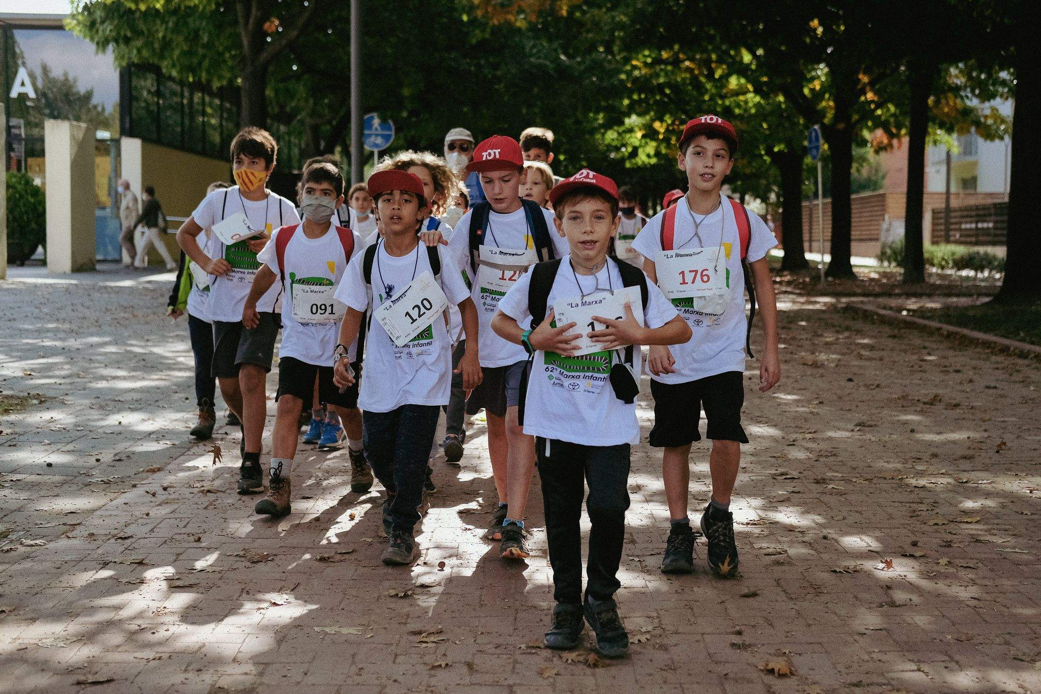 Enguany ha pogut tornar la marxa infantil, adaptada a les normes covid