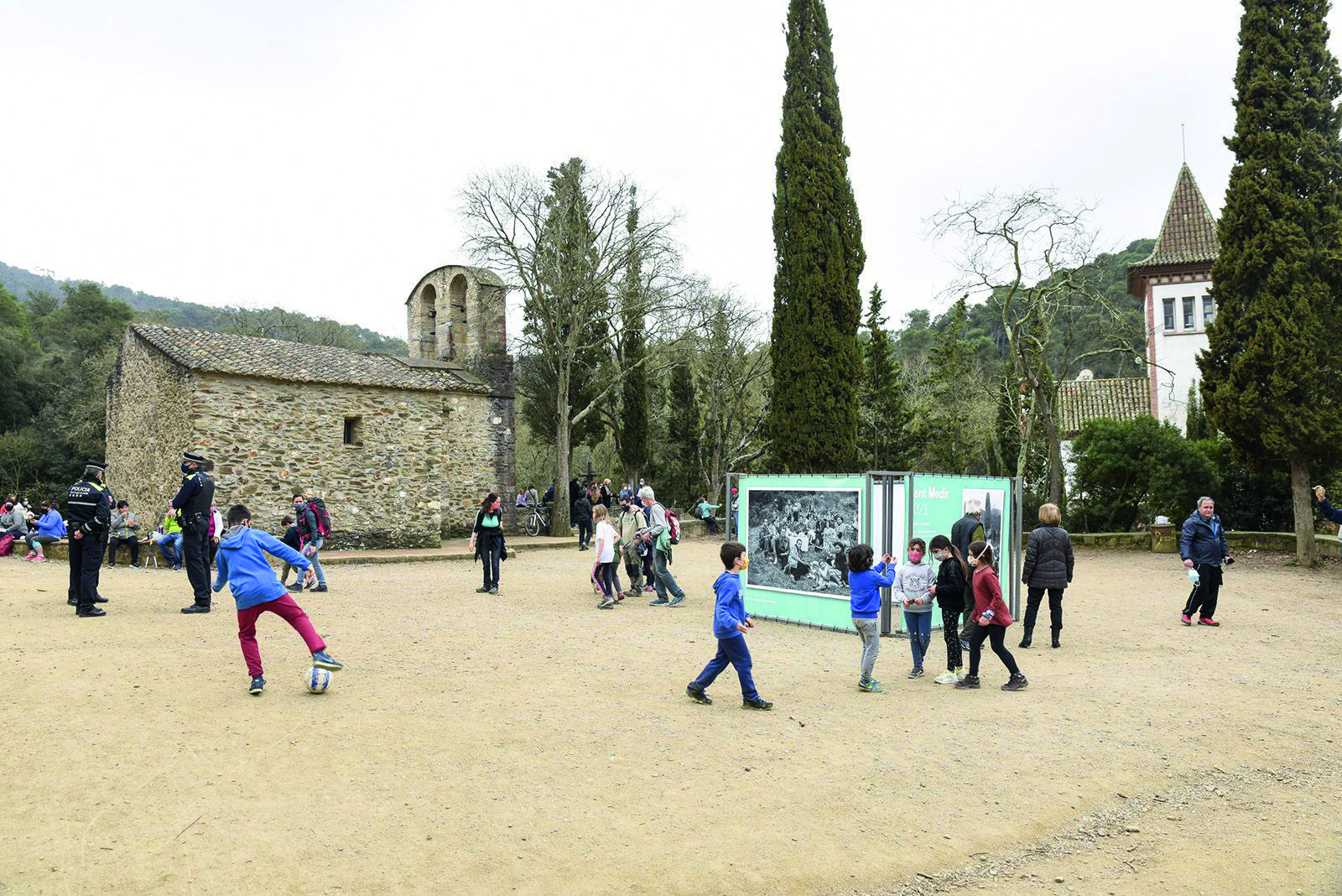 No es va celebrar l’aplec de Sant Medir, però alguns ciutadans van pujar a l’ermita