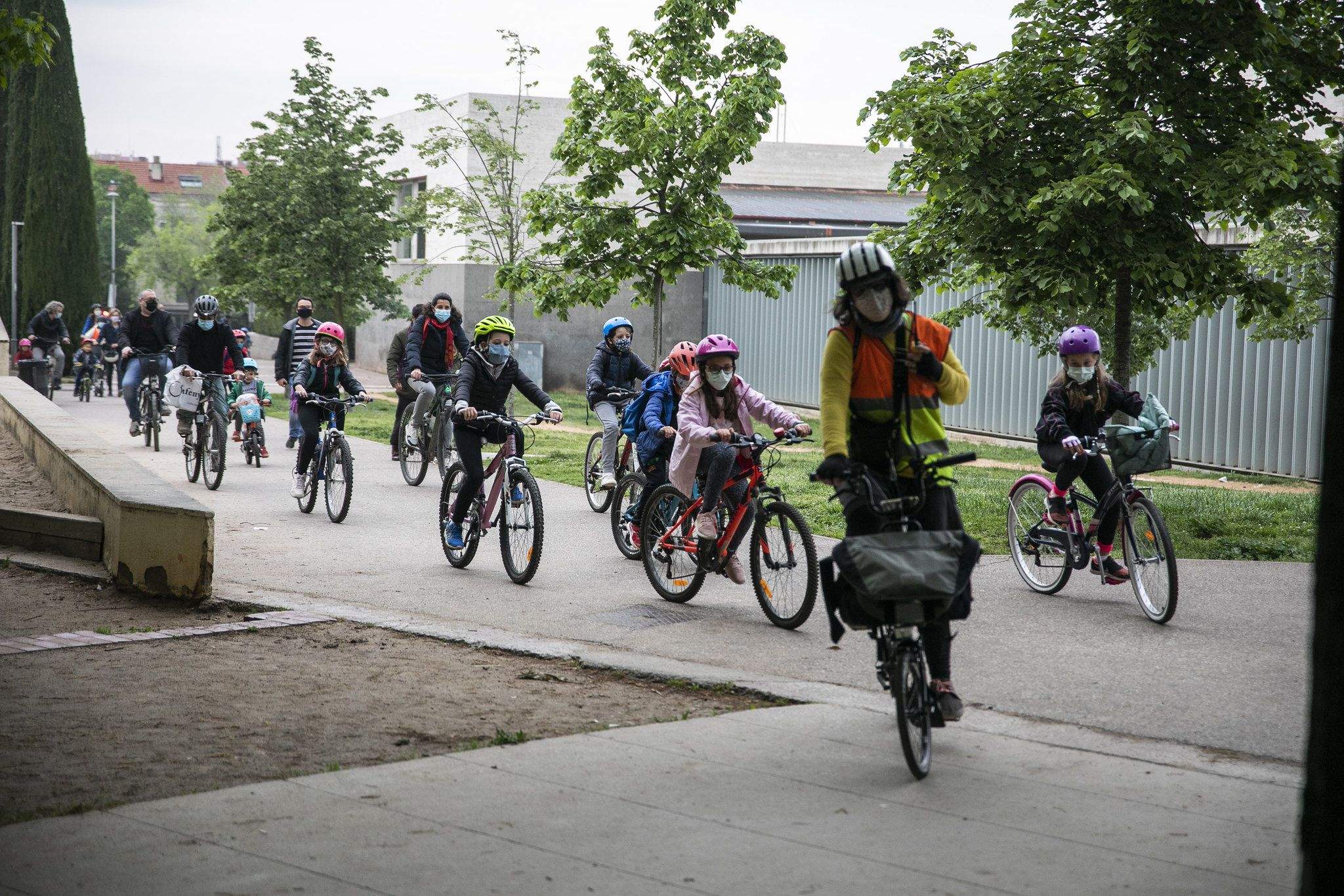 El Bicibus escolar ha omplert els carrers aquest curs