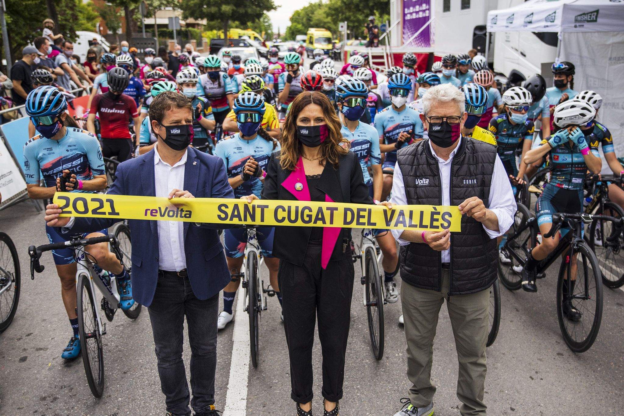 Punt de sortida de la cursa ciclista Revolta