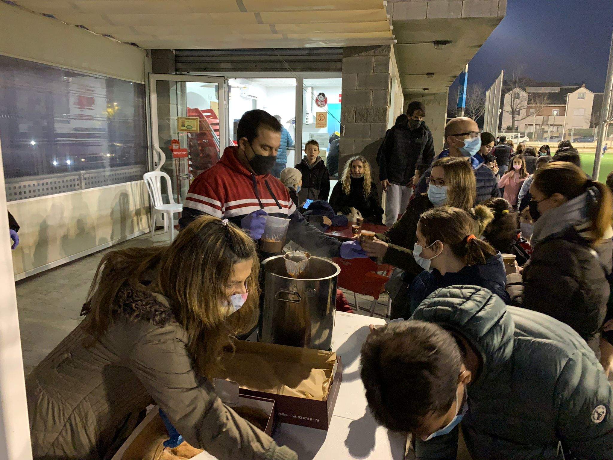 Xocolatada de Nadal. FOTO: Mira-sol Baco