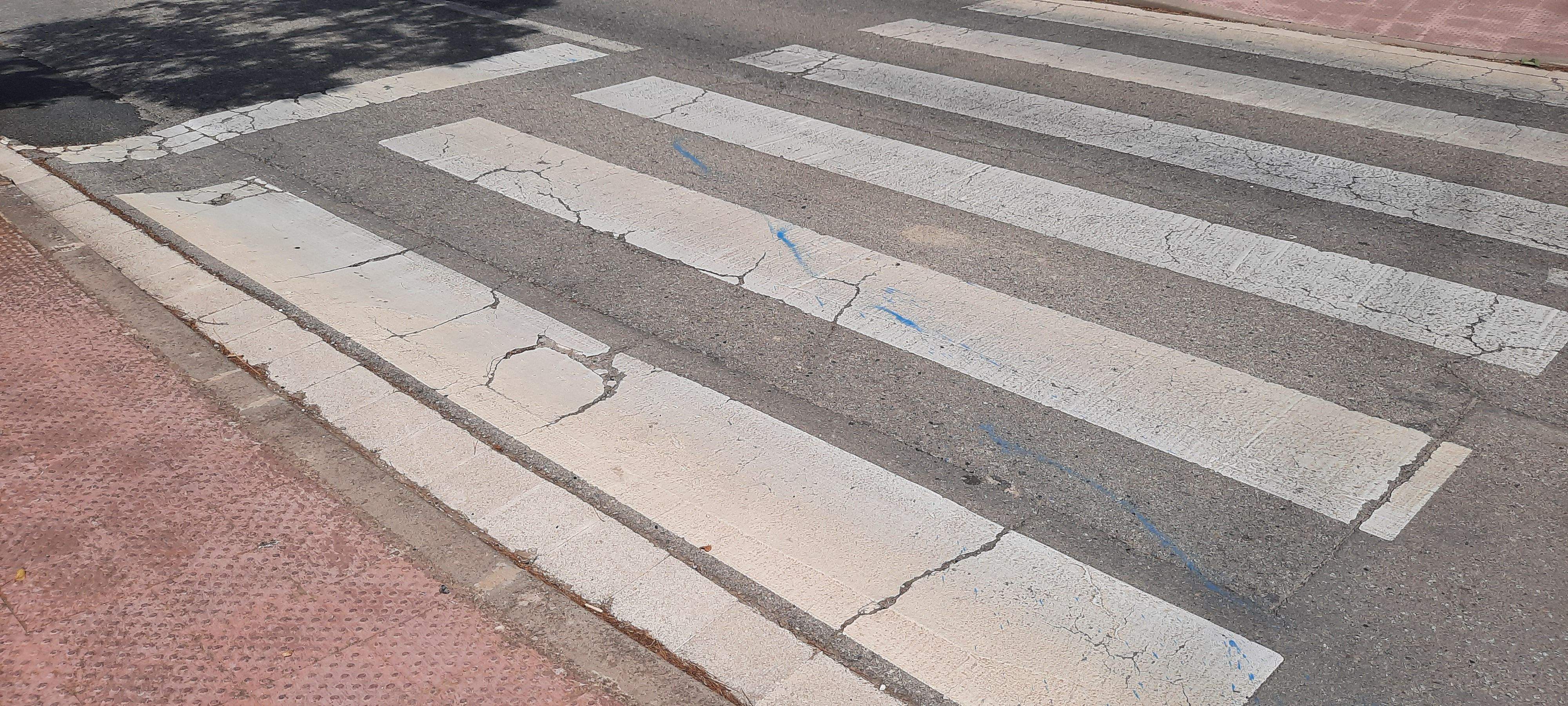 Pas de vianants. FOTO: Arxiu.