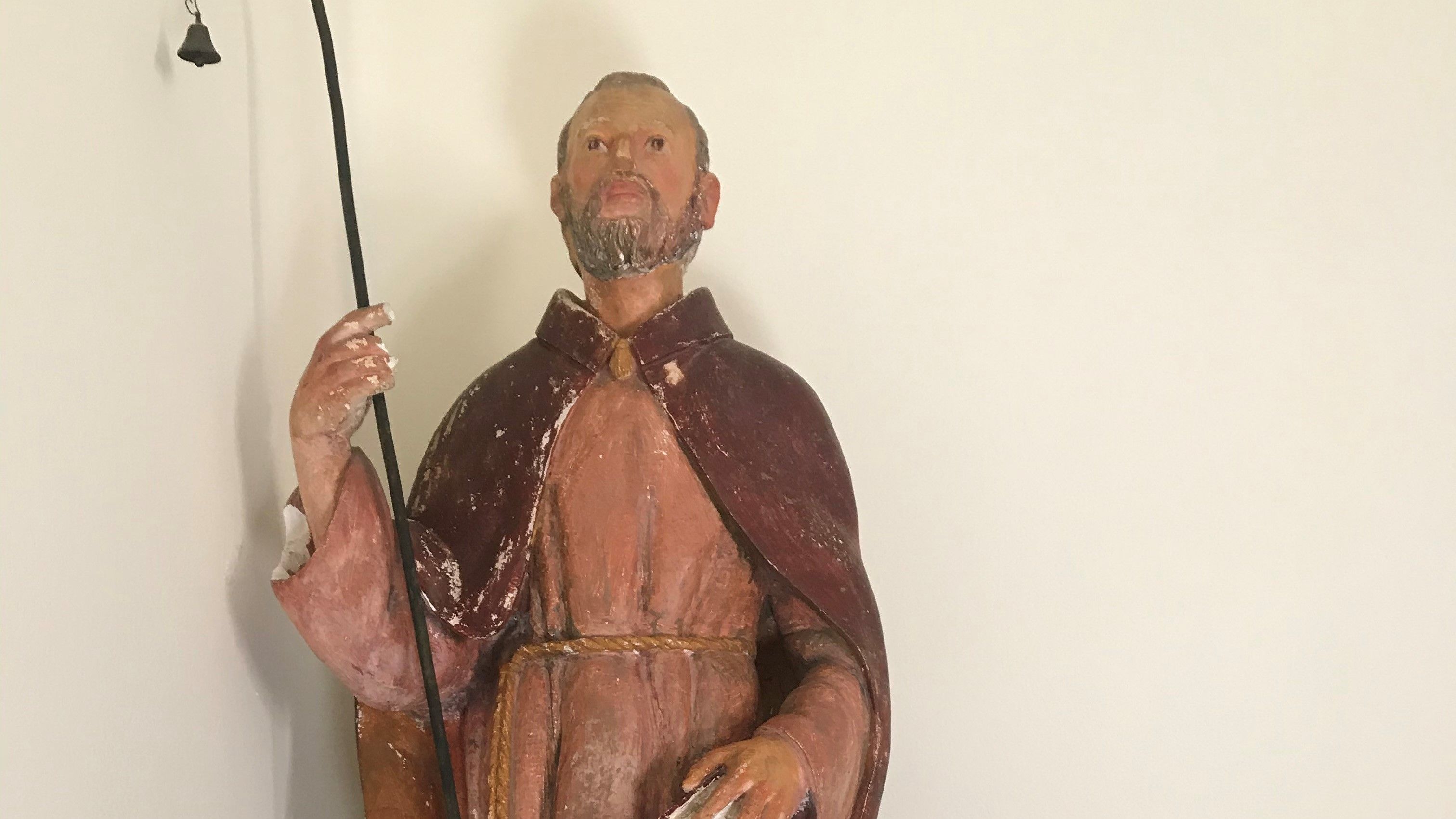 Sant Antoni Abat, figura de Grau-Garriga. FOTO: Arxiu