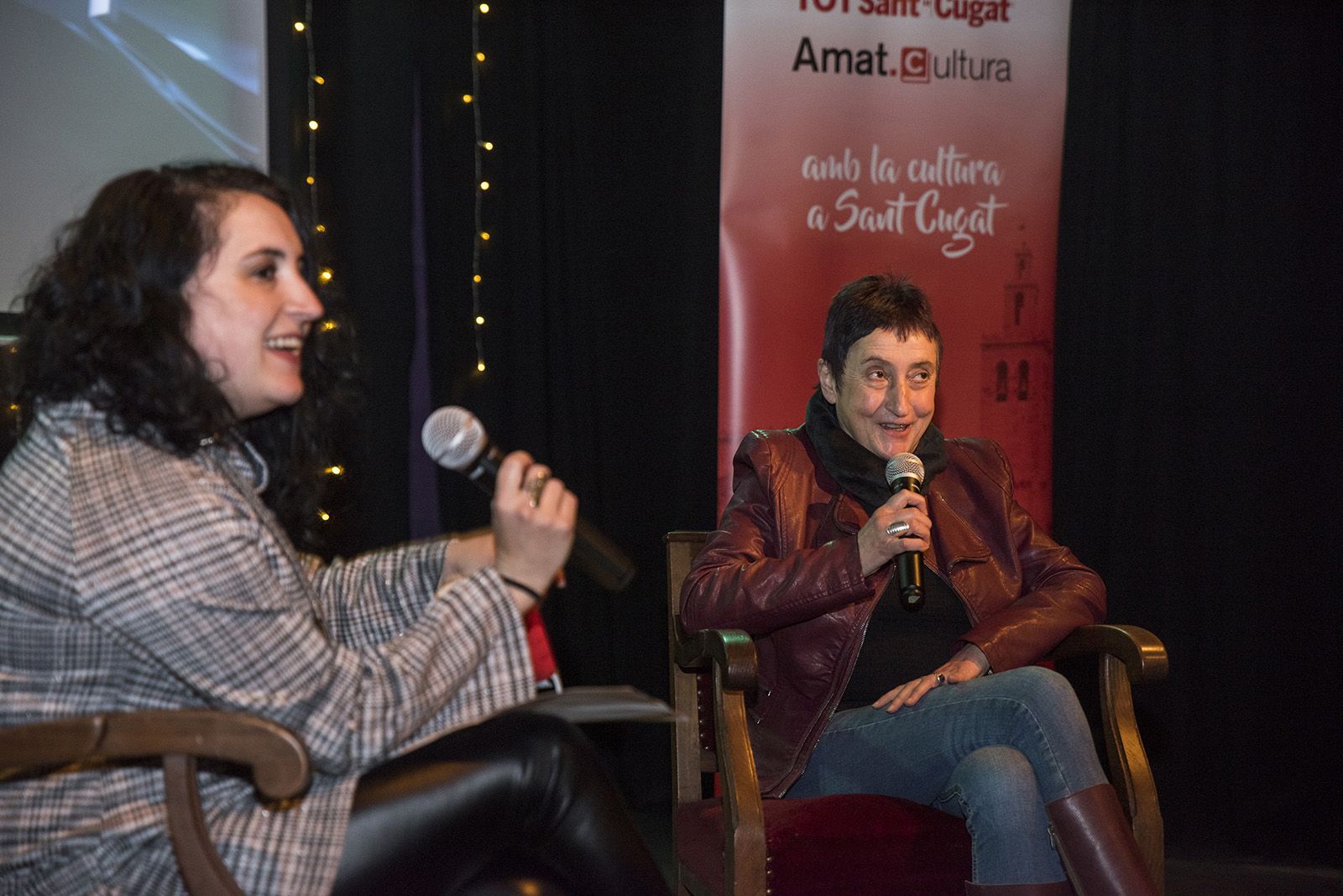 Presentació del llibre "El pantà maleït" i "Orillas del pantano" de Tura Soler. Foto: Bernat Millet.