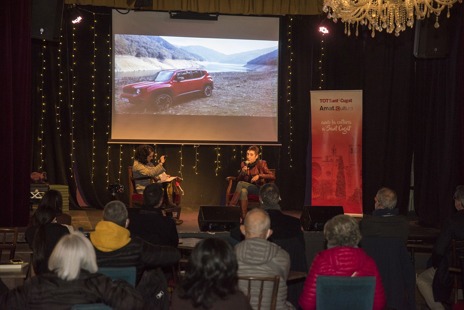 Presentació del llibre "El pantà maleït" i "Orillas del pantano" de Tura Soler. Foto: Bernat Millet.