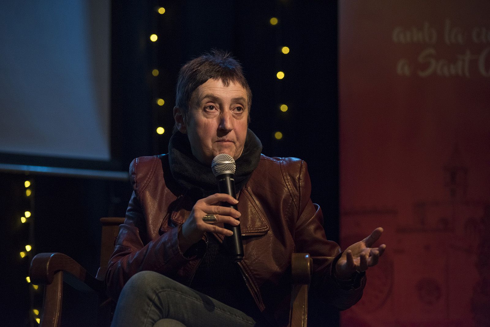 Presentació del llibre "El pantà maleït" i "Orillas del pantano" de Tura Soler. Foto: Bernat Millet.