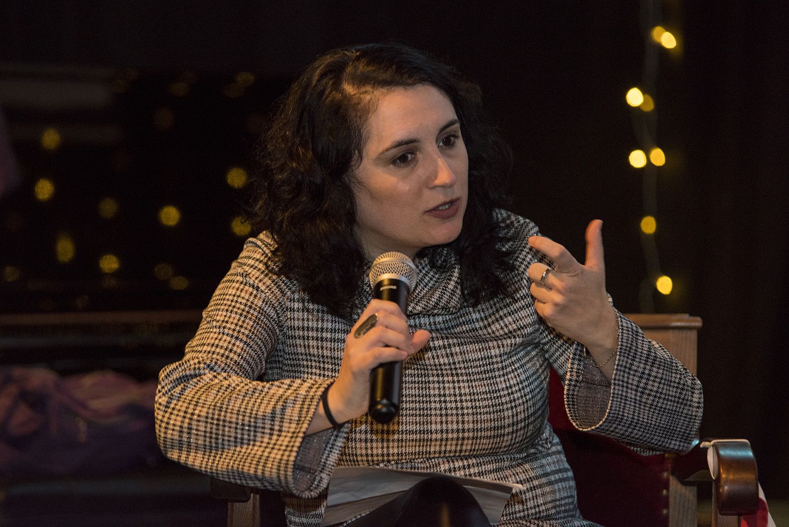 Presentació del llibre "El pantà maleït" i "Orillas del pantano" de Tura Soler. Foto: Bernat Millet.