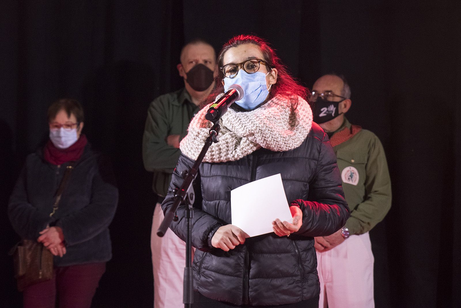 Entrega de la bandera de Sant Antoni als banderers de 2022. Foto: Bernat Millet.