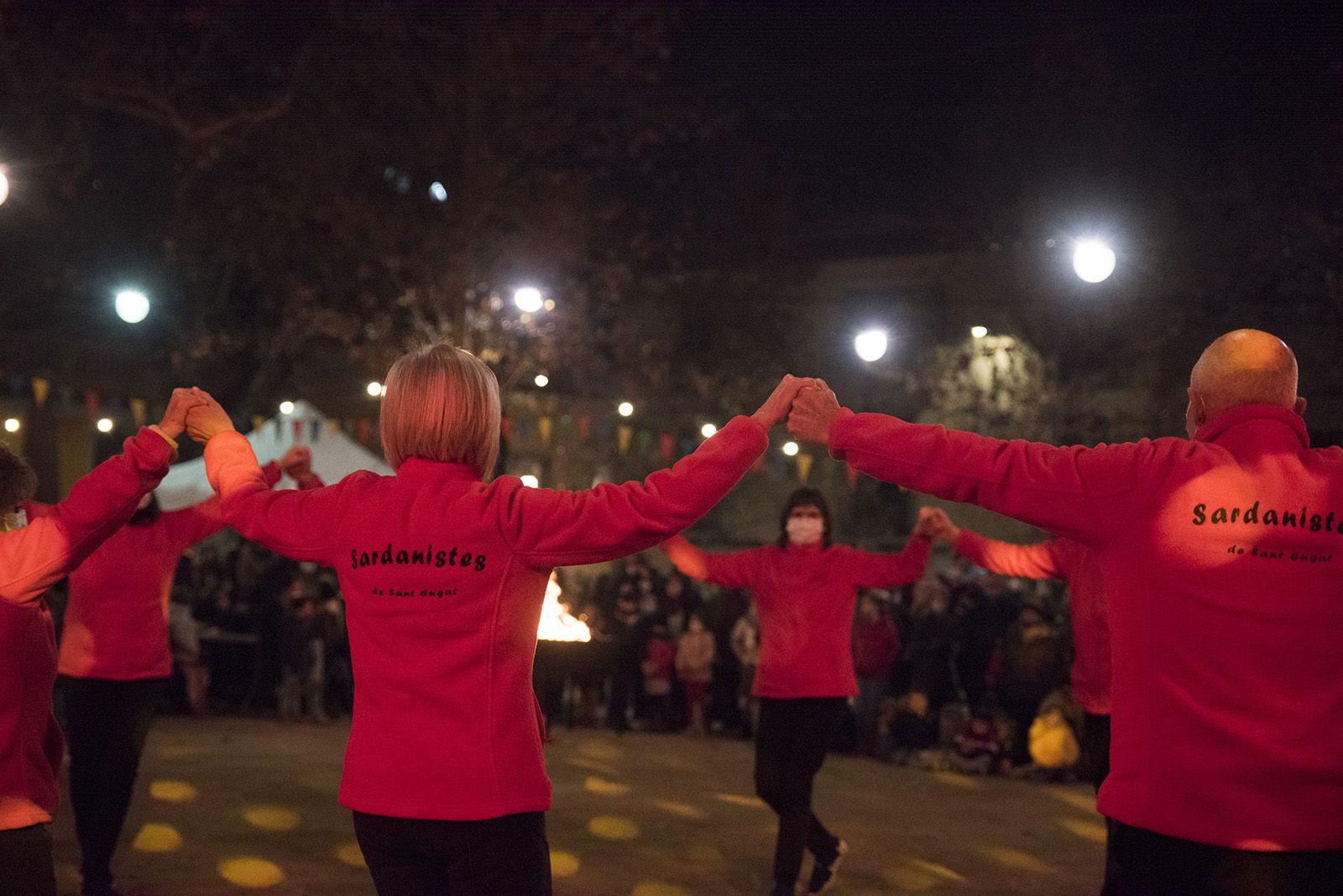 Actuació de les entitats de cultura popular i tradicional. Foto: Bernat Millet.