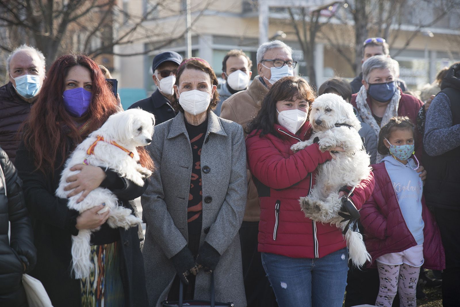 Benedicció de cavalleries al pg. de Francesc MaciàA càrrec de la Parròquia de Sant Pere d’Octavià. Foto: Bernat Millet.