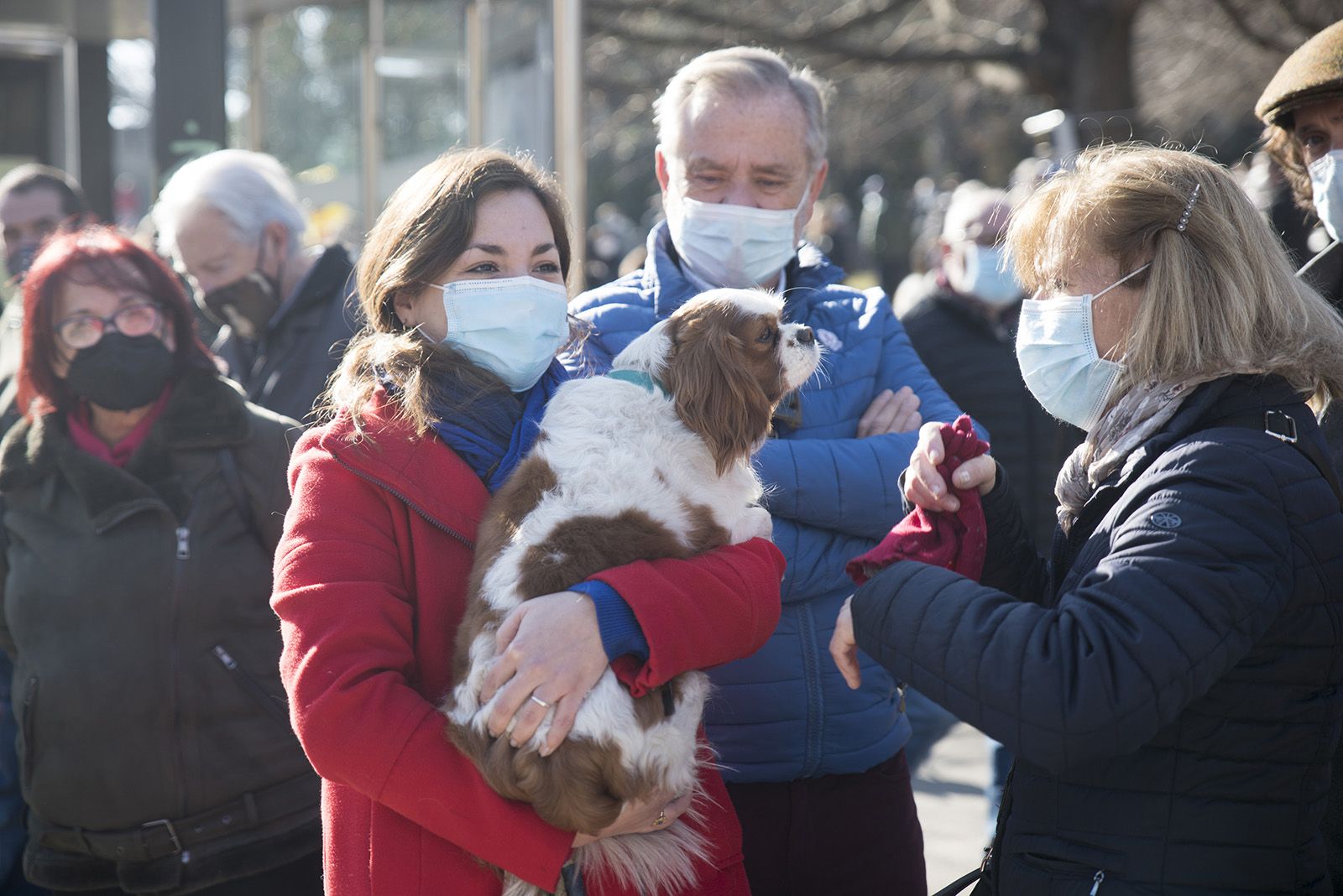 Benedicció de cavalleries al pg. de Francesc MaciàA càrrec de la Parròquia de Sant Pere d’Octavià. Foto: Bernat Millet.